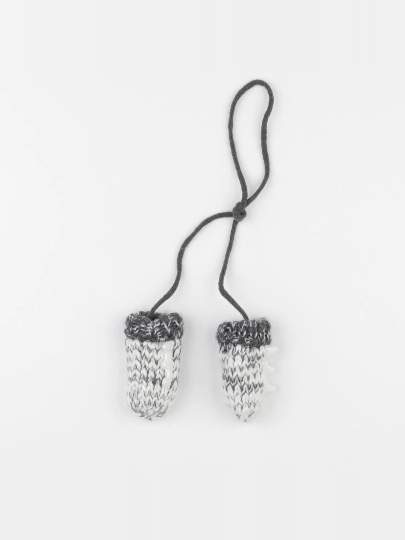 IKKS - moufles blanc, gris - 3/9 mois