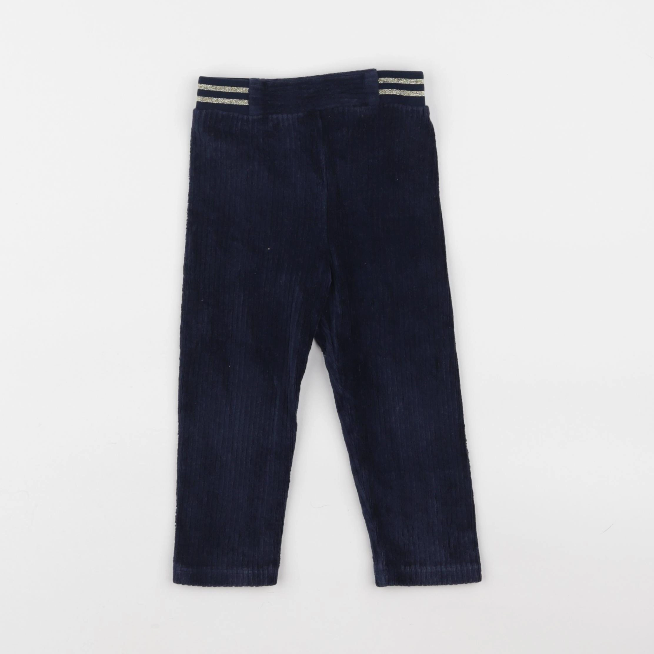 Vertbaudet - legging bleu - 2 ans