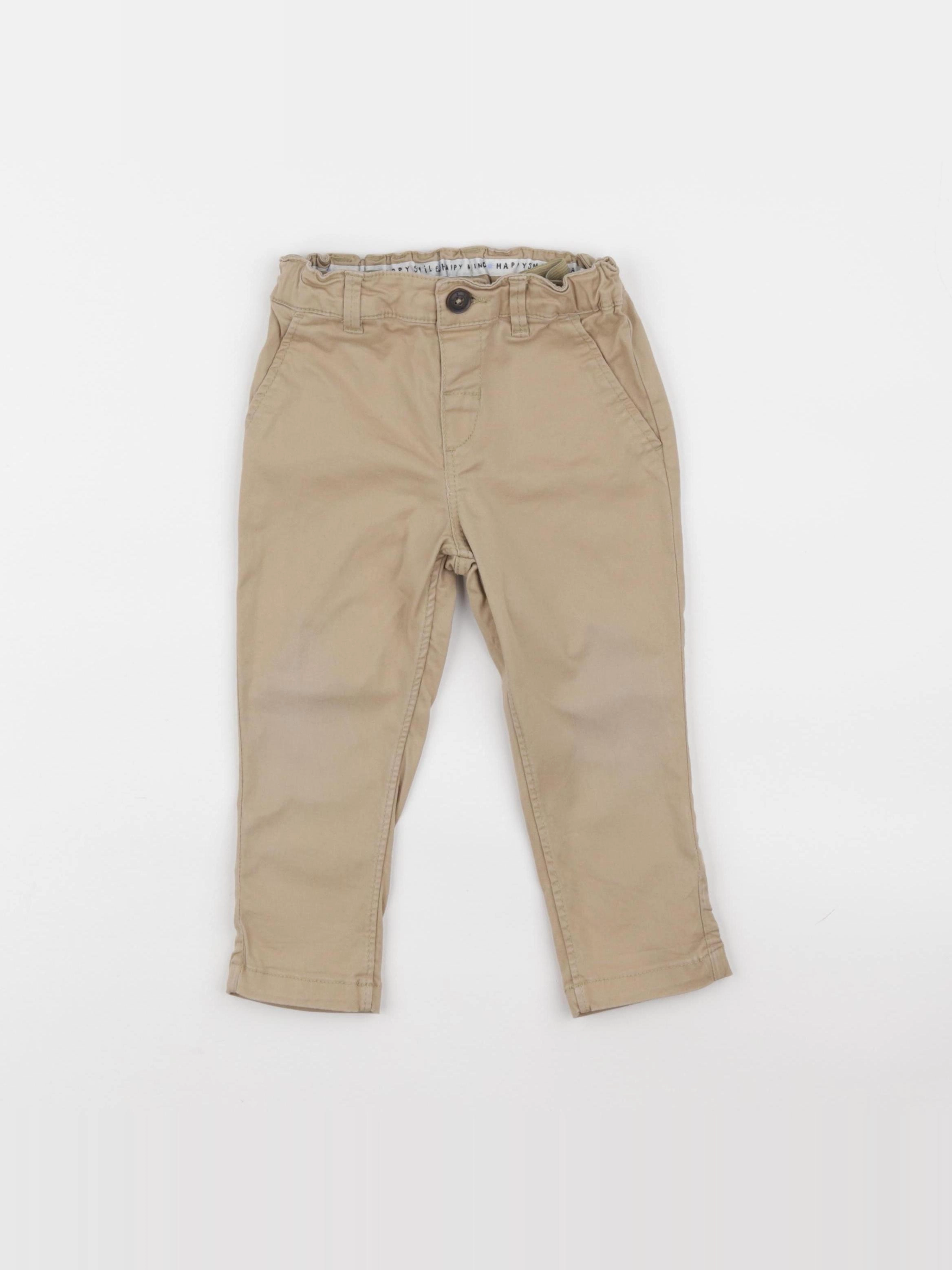 H&M - pantalon beige - 12/18 mois