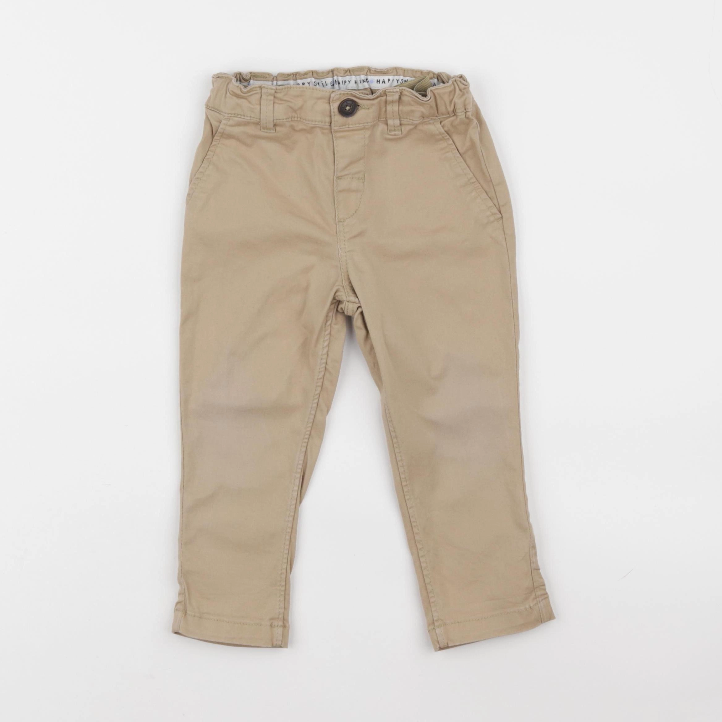 H&M - pantalon beige - 12/18 mois