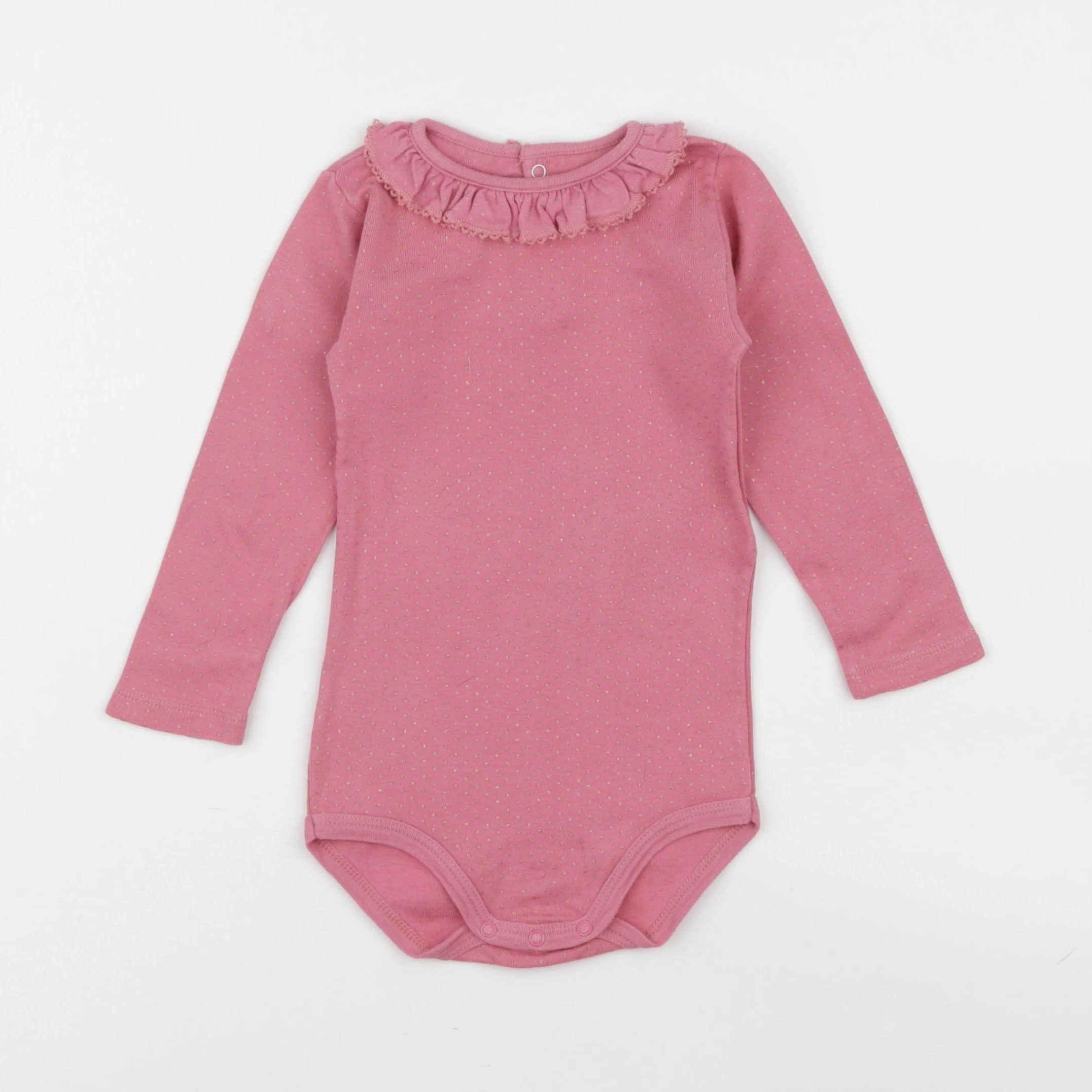 Petit Bateau - body rose - 18 mois