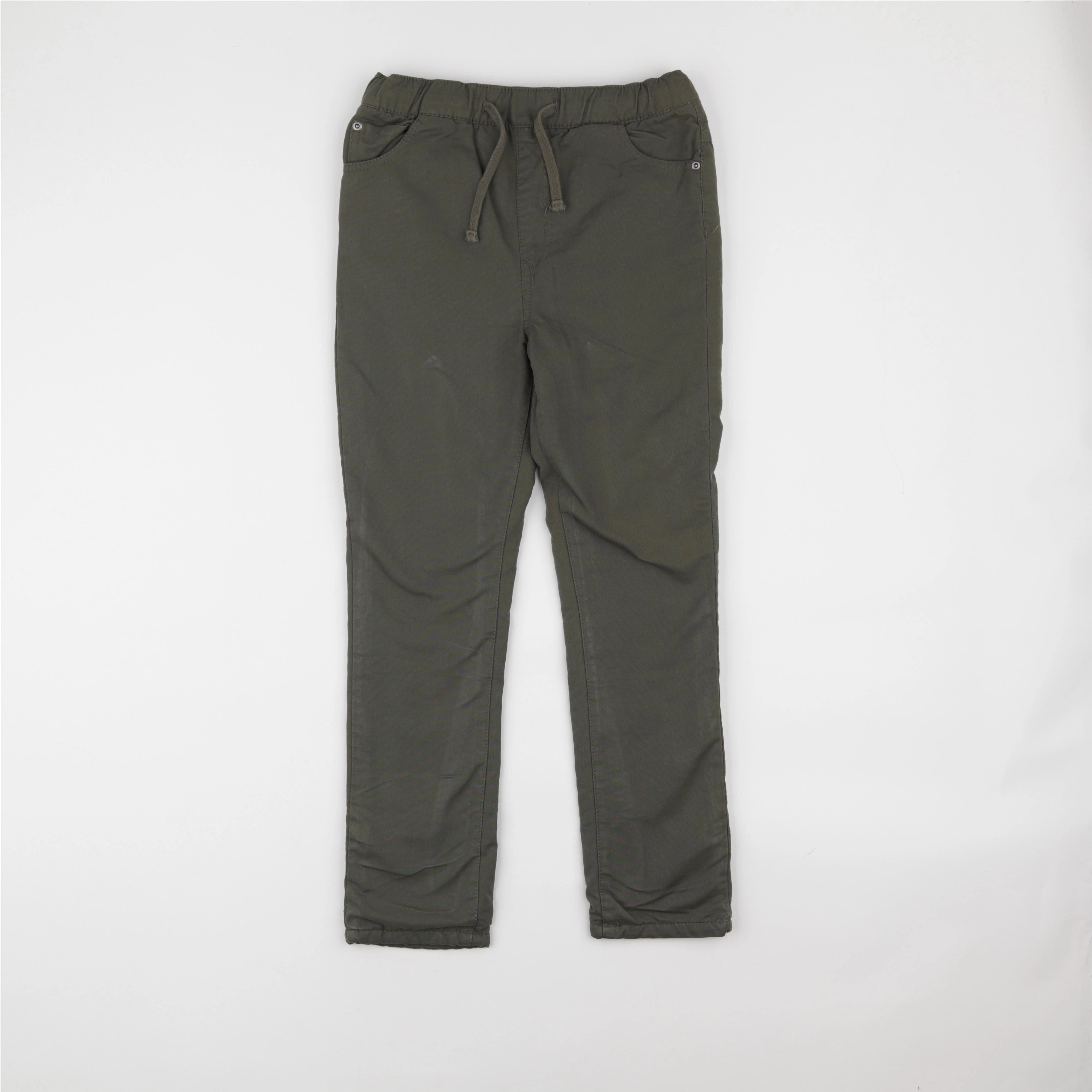 Vertbaudet - pantalon doublé vert - 10 ans