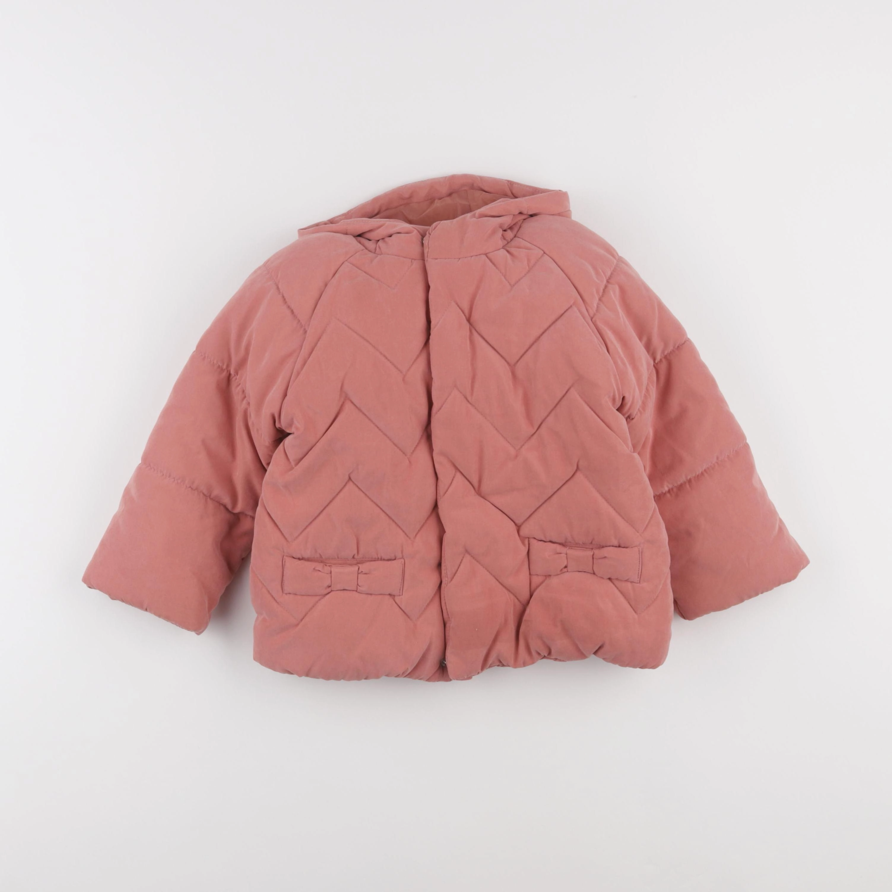 Vertbaudet - doudoune rose - 36 mois