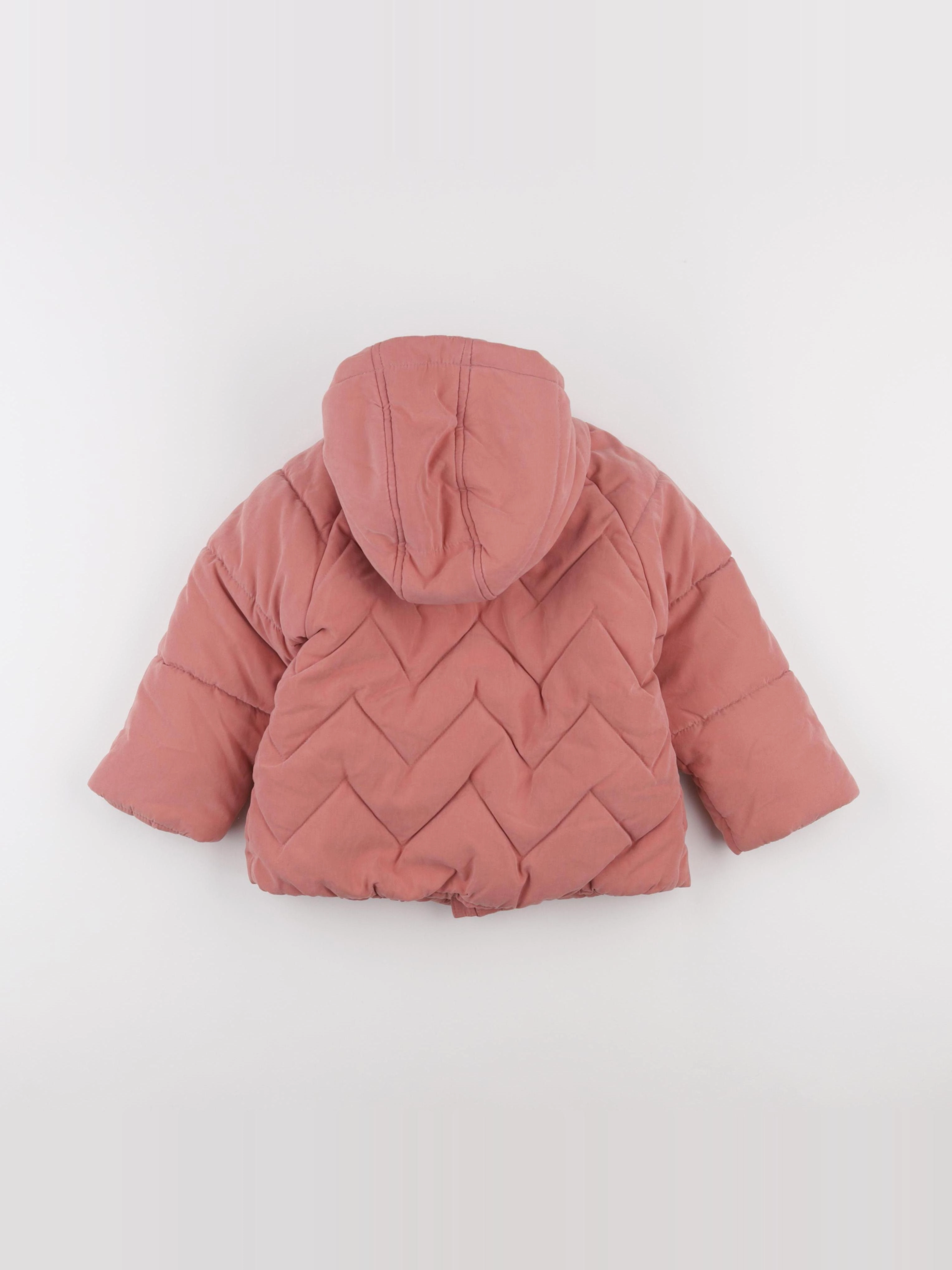Vertbaudet - doudoune rose - 36 mois