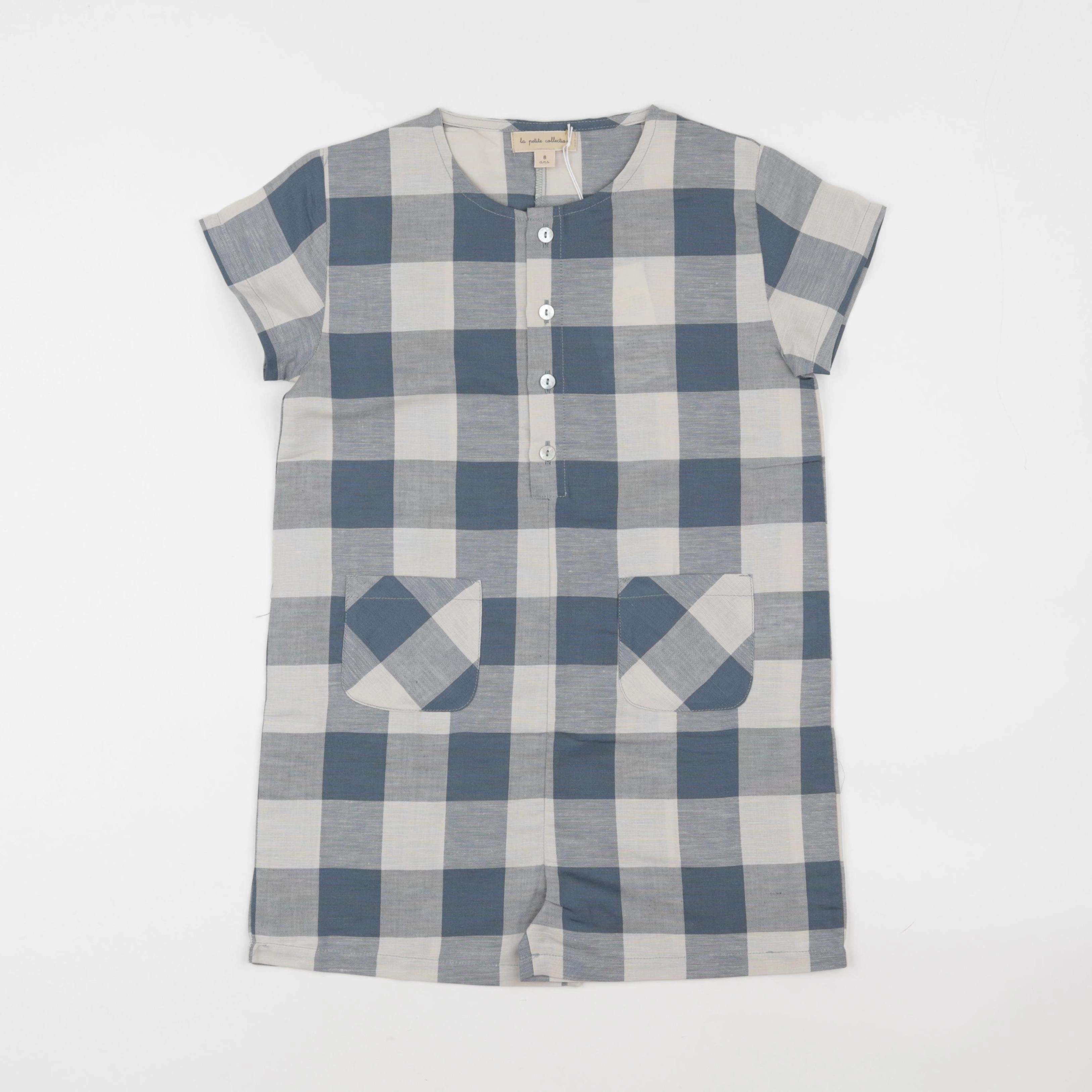 La Petite Collection - combinaison bleu, blanc - 8 ans