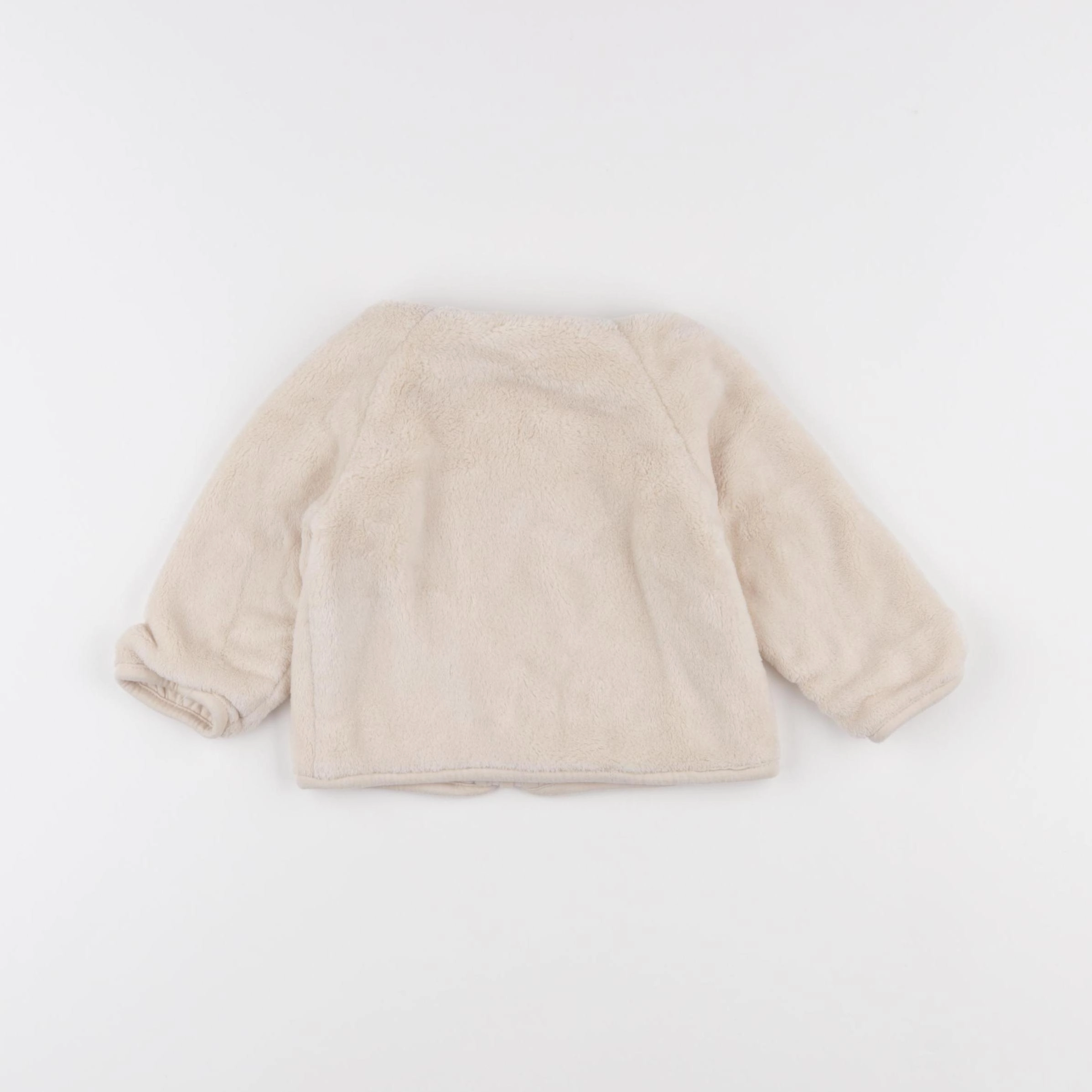 Vertbaudet - polaire beige - 12 mois