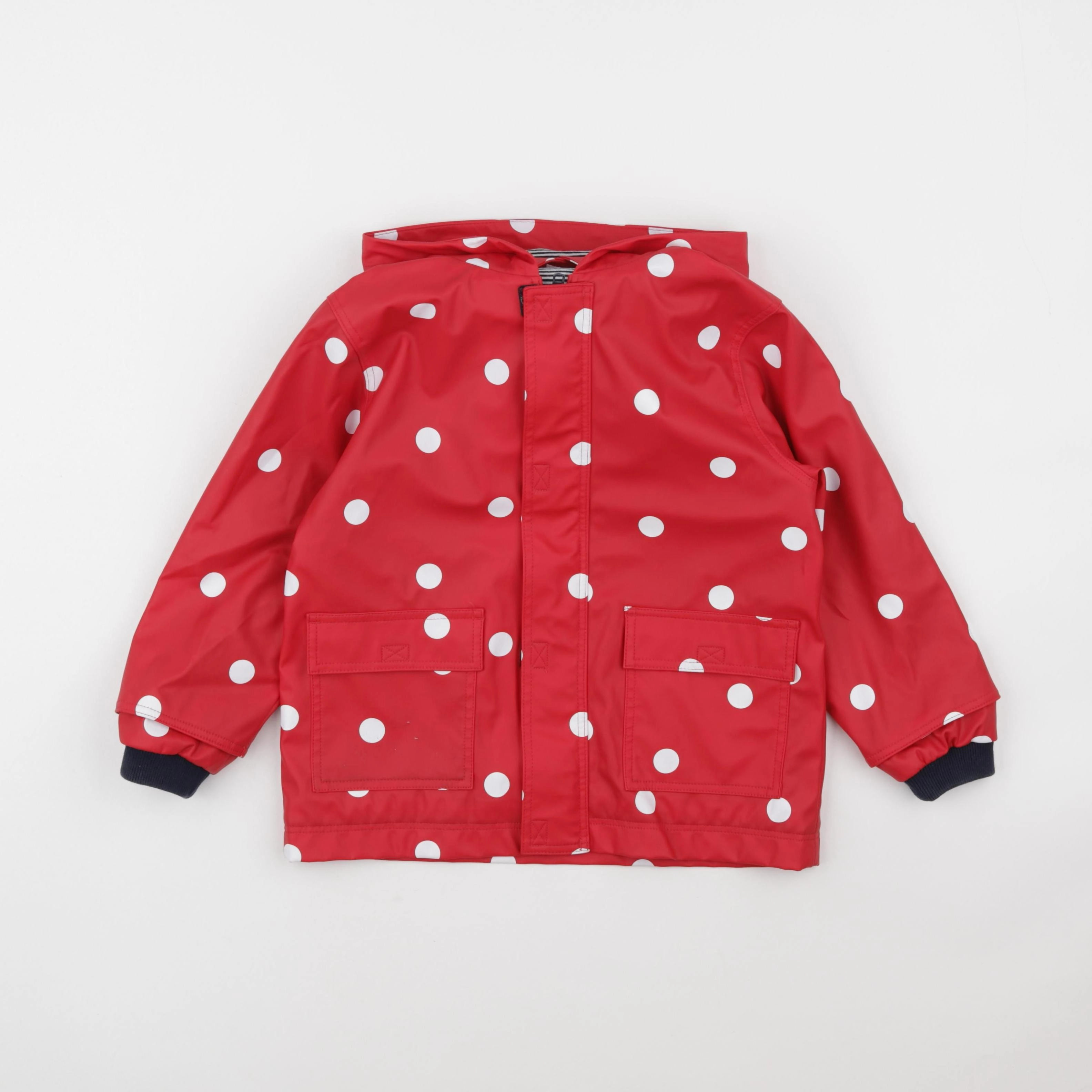 Petit Bateau - parka rouge - 4 ans