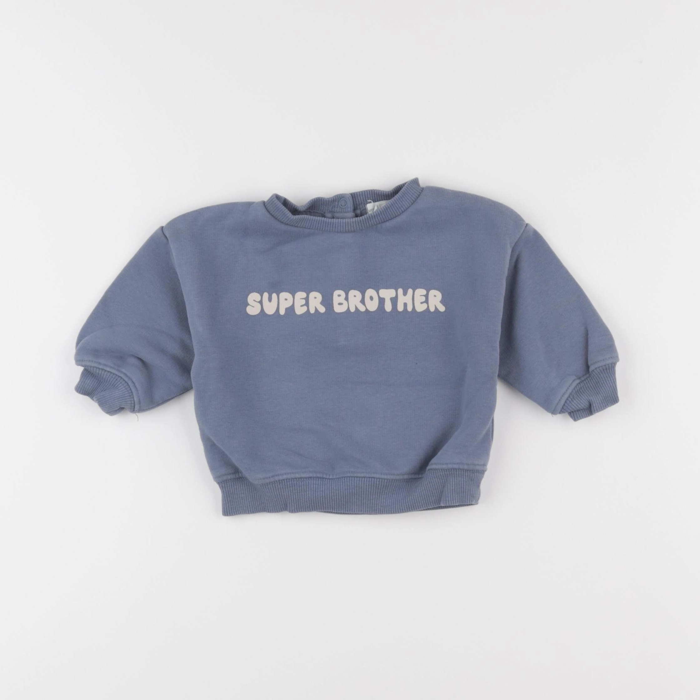 Vertbaudet - sweat bleu - 6 mois