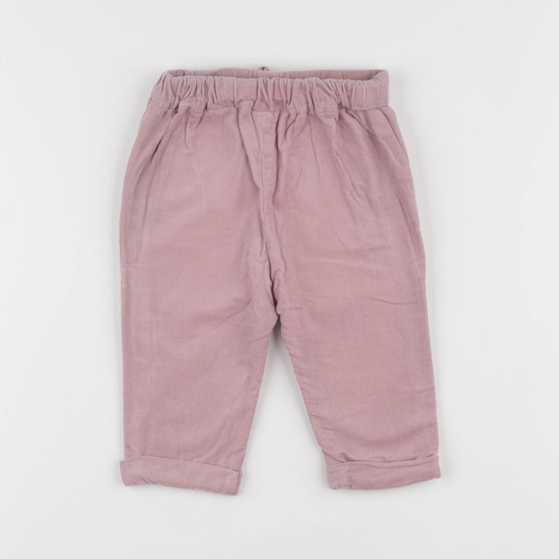 Vertbaudet - pantalon rose - 9 mois