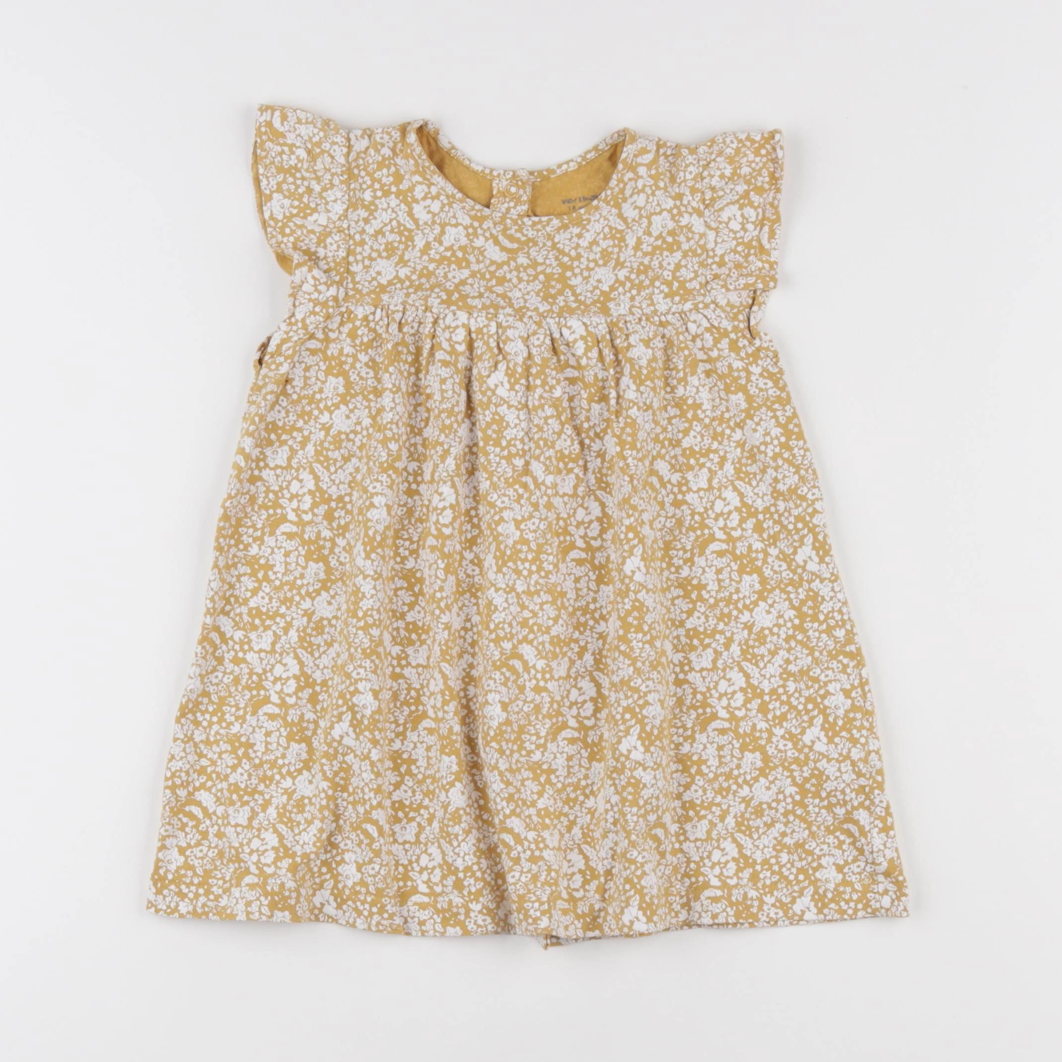 Vertbaudet - robe jaune - 18 mois