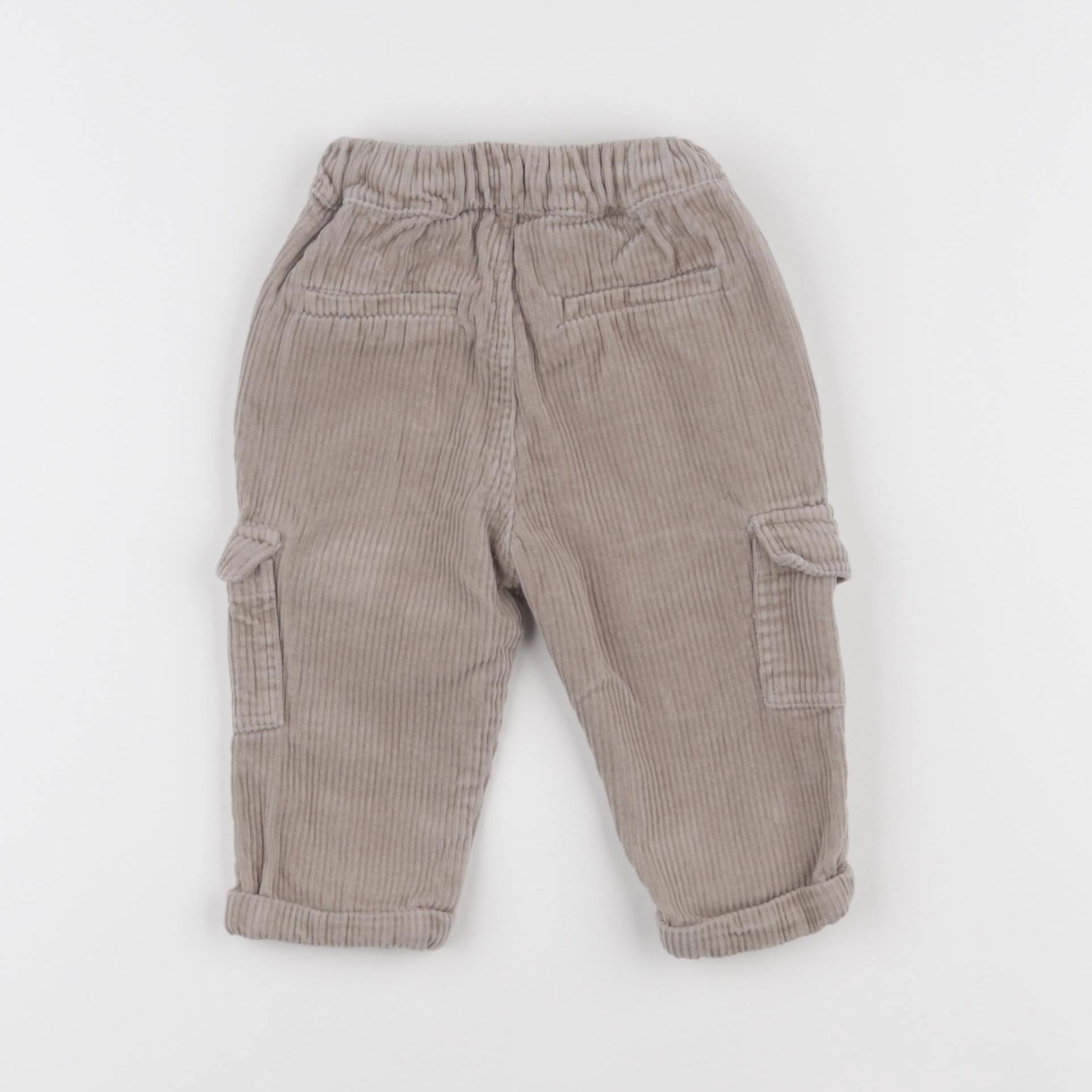Vertbaudet - pantalon beige - 9 mois