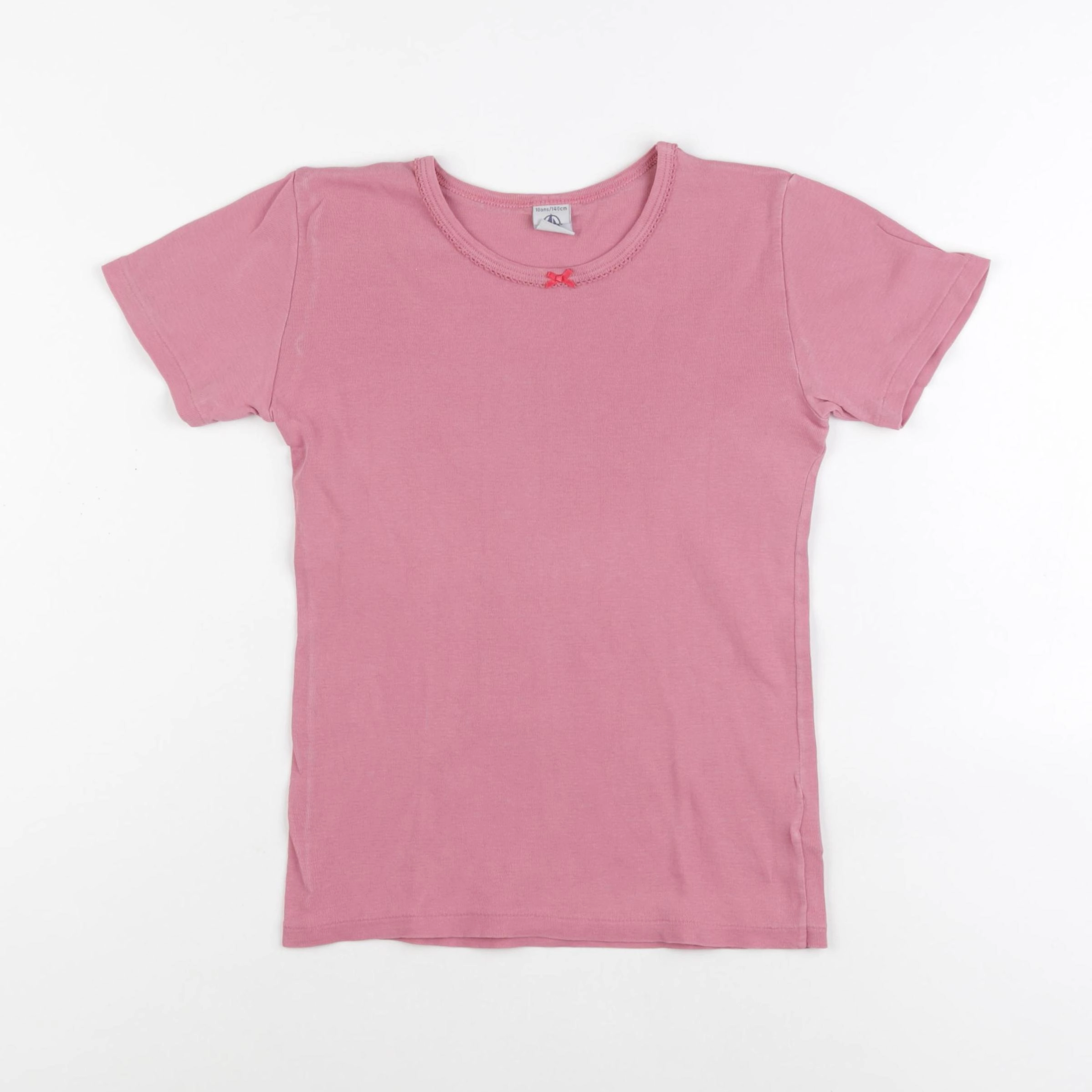 Petit Bateau - maillot de corps rose - 10 ans