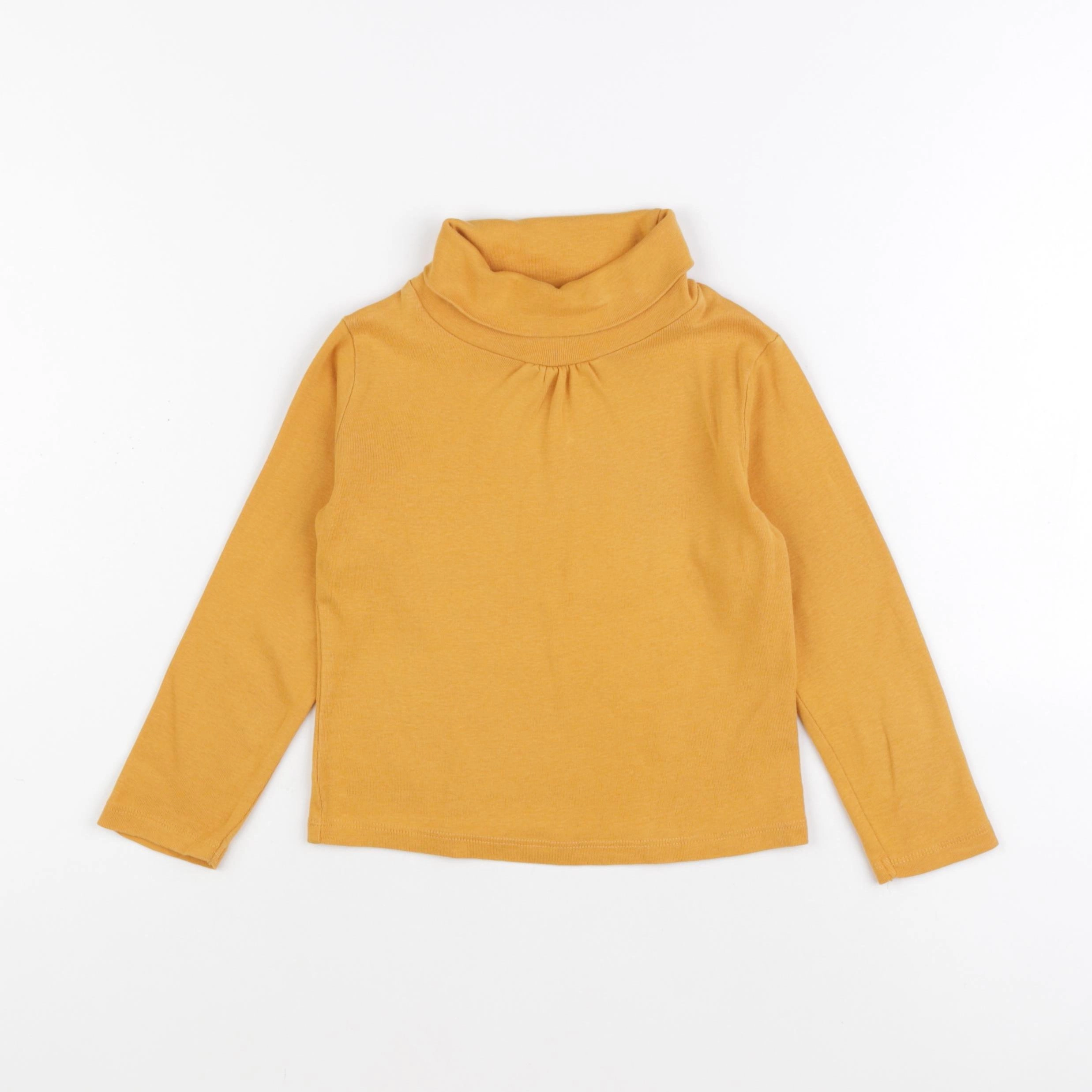 Vertbaudet - sous-pull jaune - 5 ans