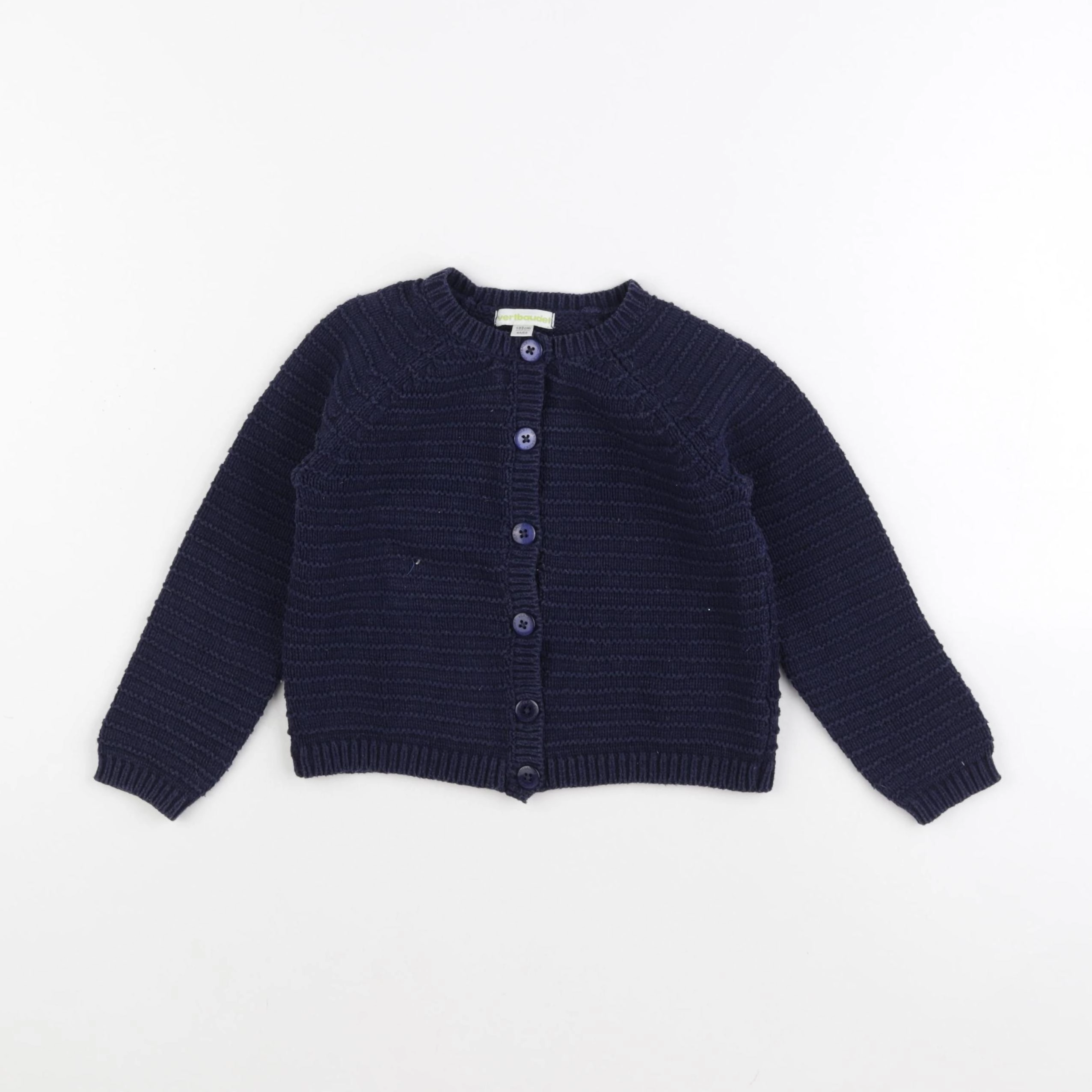 Vertbaudet - gilet bleu - 4 ans