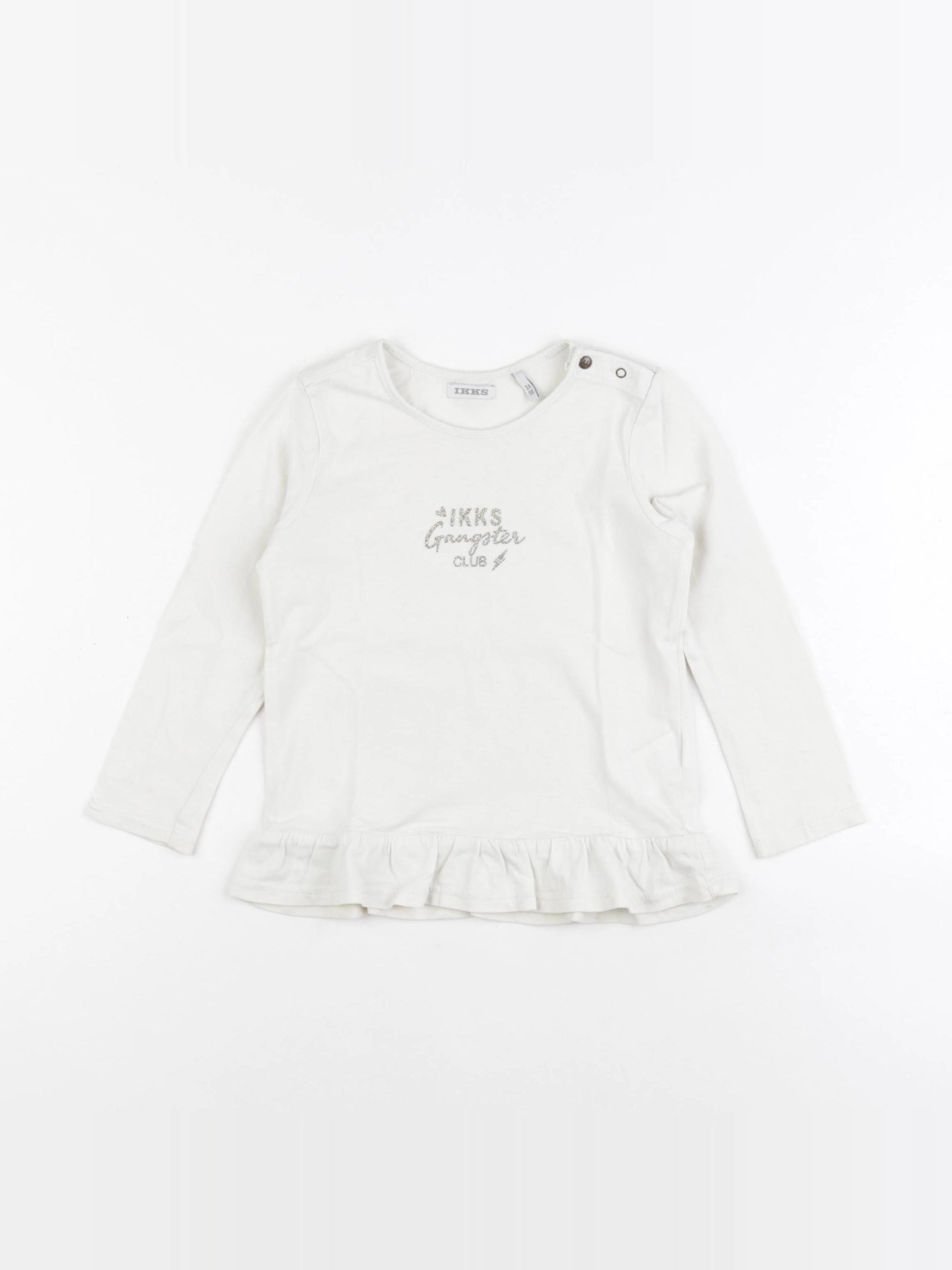 IKKS - tee-shirt blanc - 3 ans