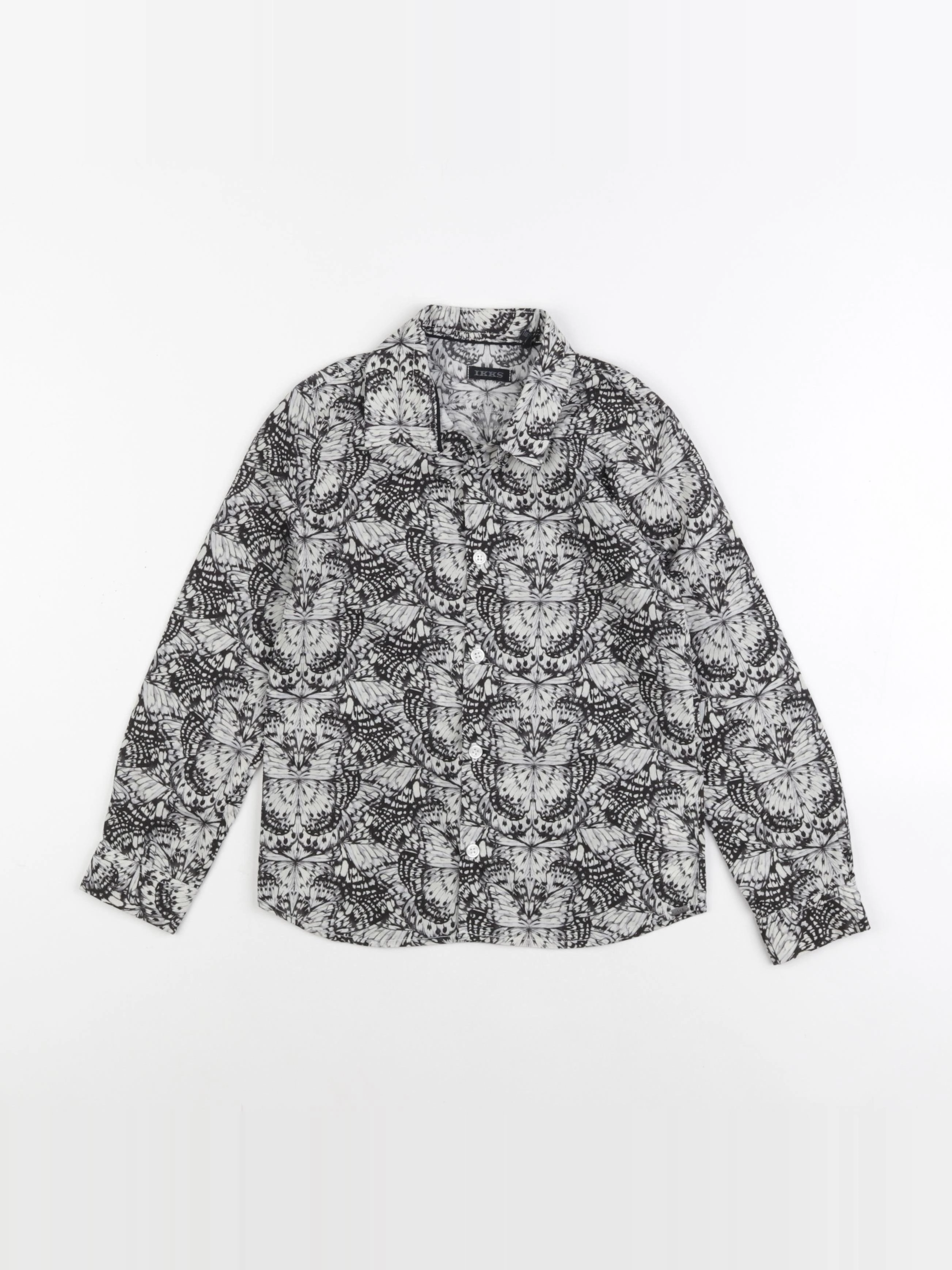 IKKS - chemise blanc, noir - 6 ans