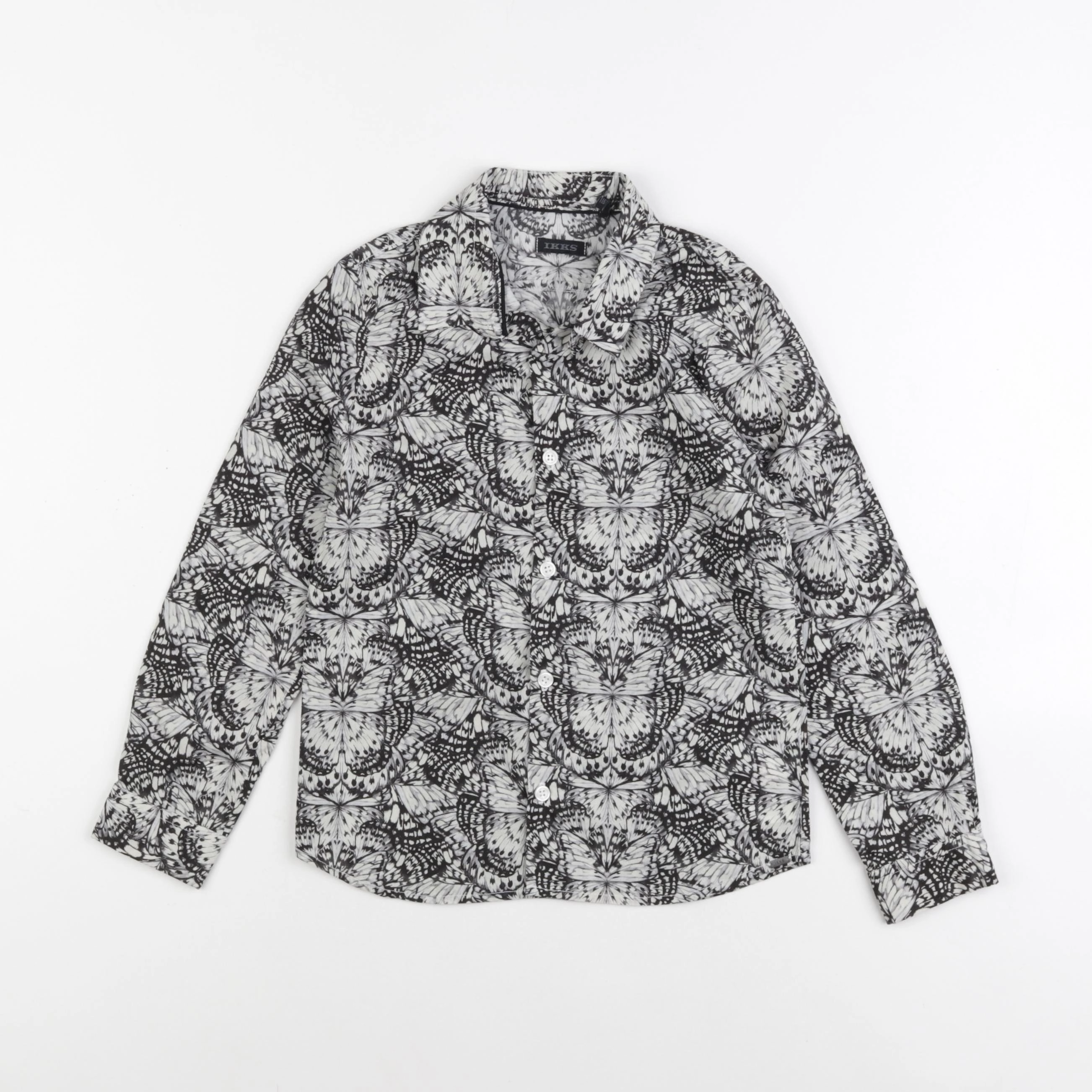 IKKS - chemise blanc, noir - 6 ans