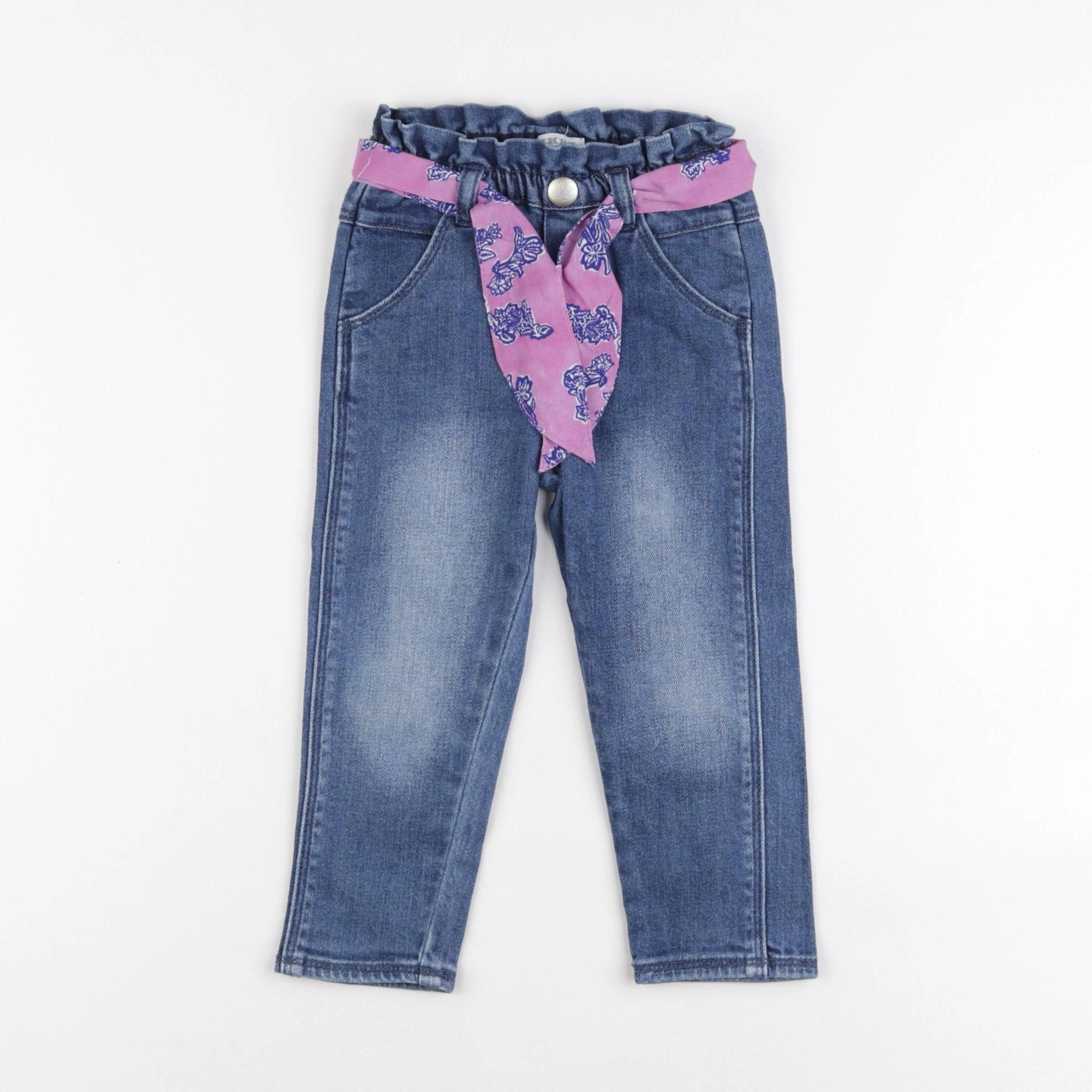 IKKS - jean bleu - 2 ans