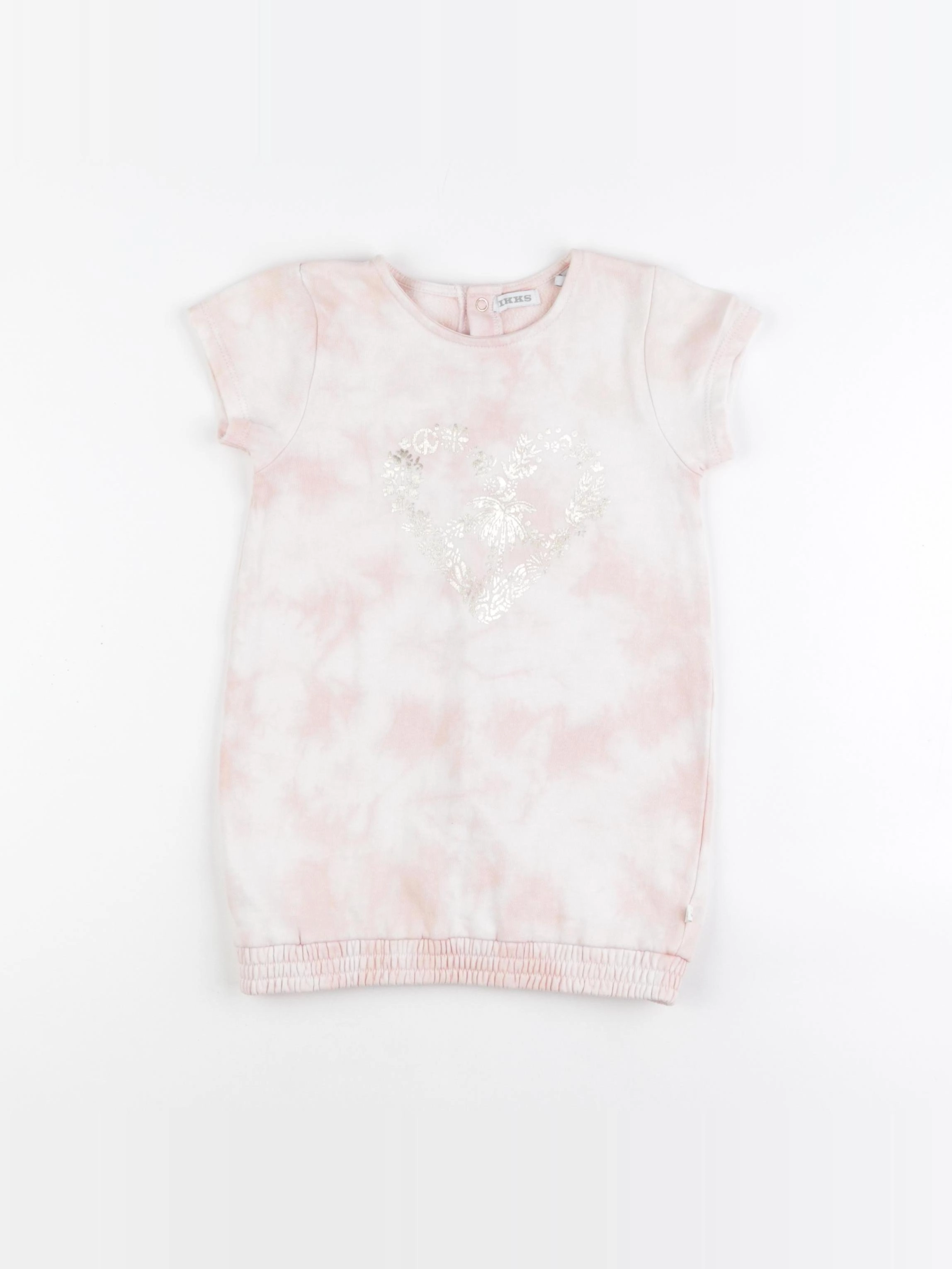 IKKS - robe rose - 2 ans