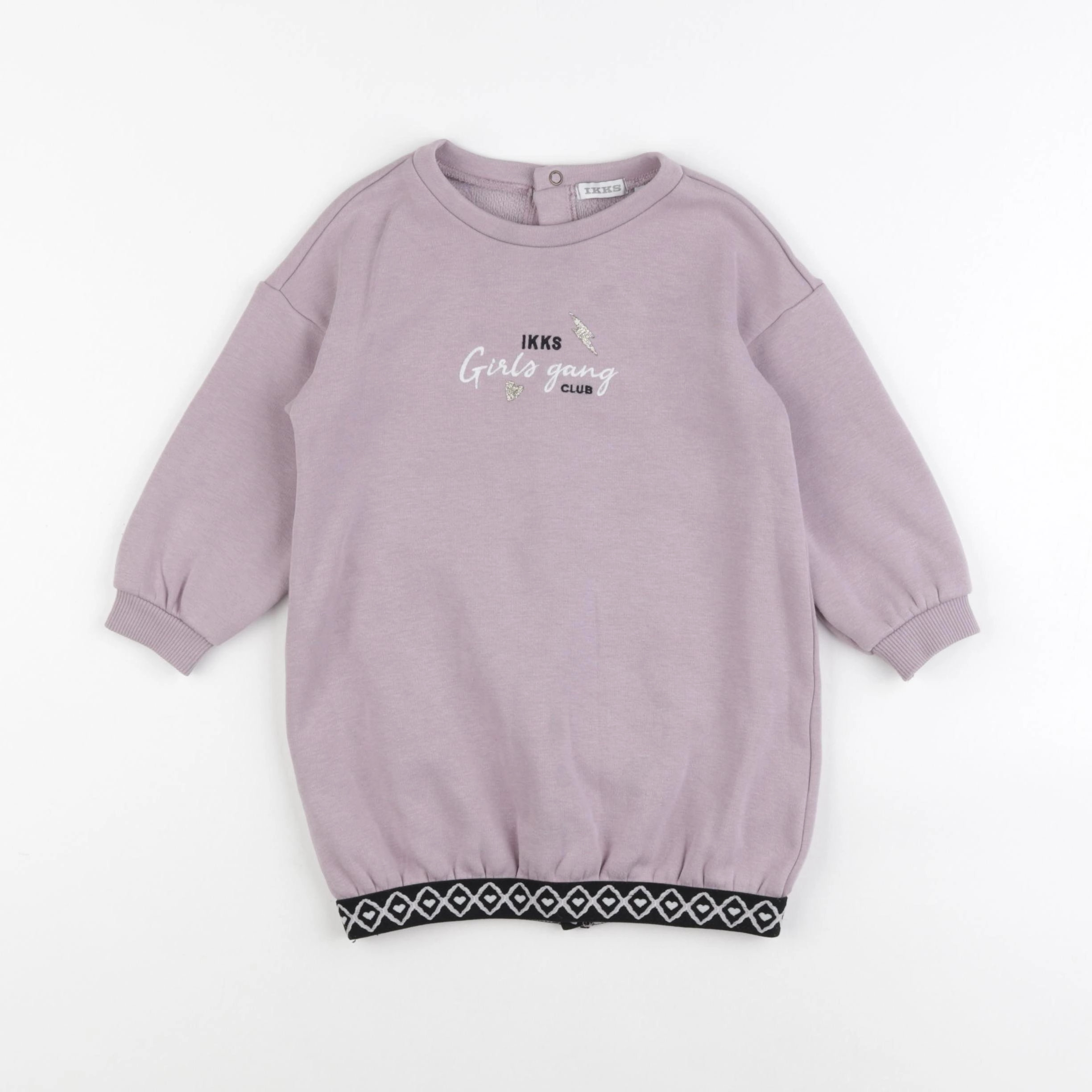 IKKS - robe violet - 2 ans