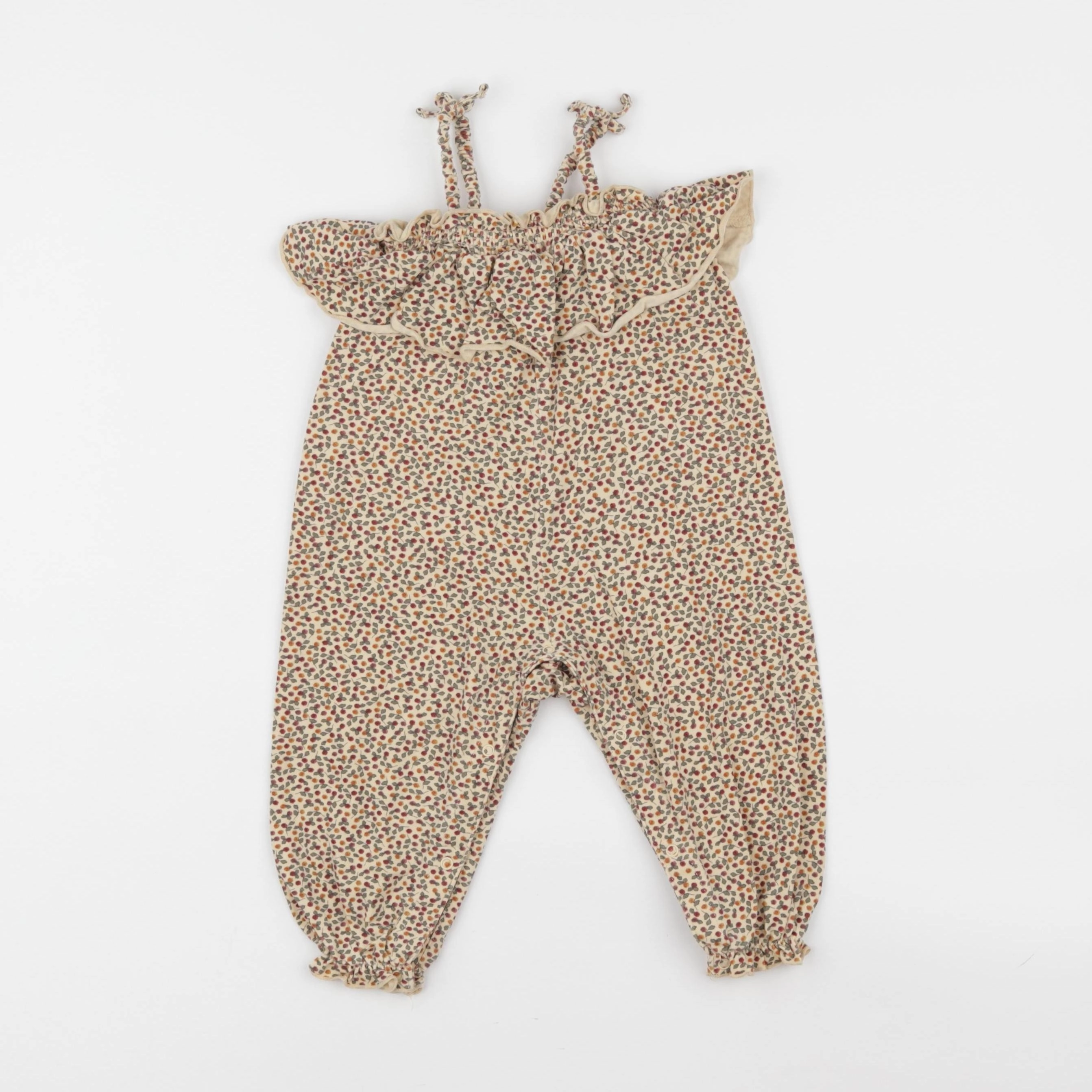 Konges slojd - combinaison beige, marron - 6 mois