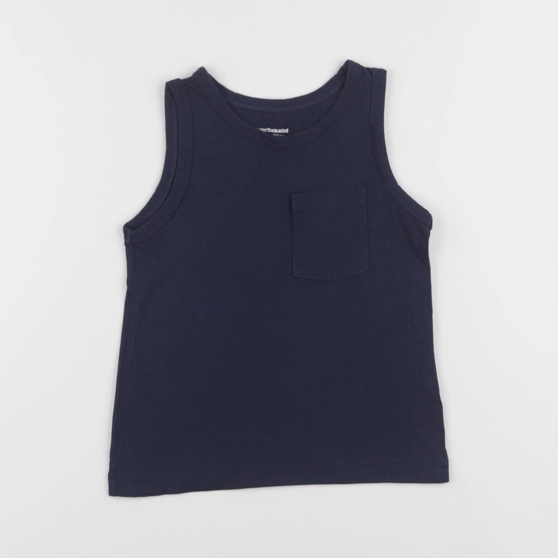 Vertbaudet - débardeur bleu - 4 ans