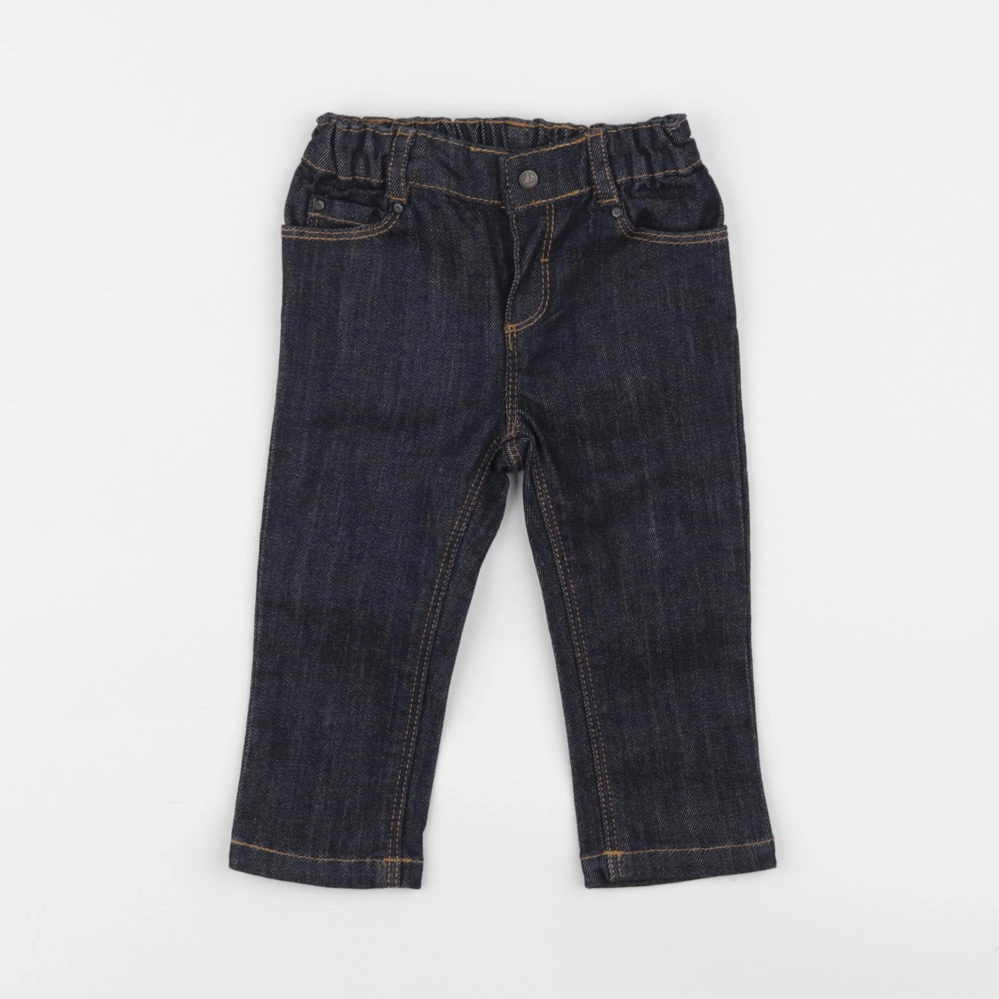 Petit Bateau - jean bleu - 12 mois