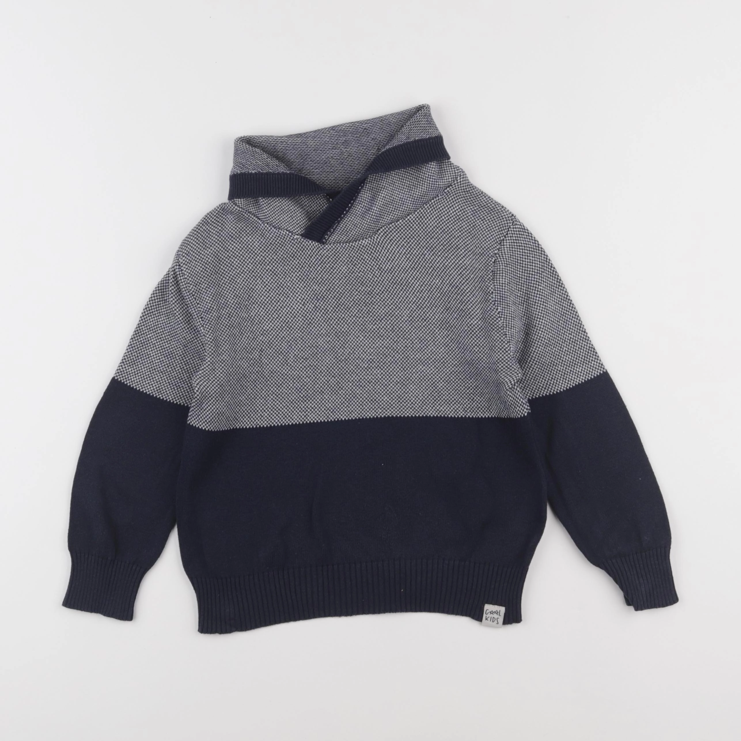 Vertbaudet - pull bleu - 4 ans