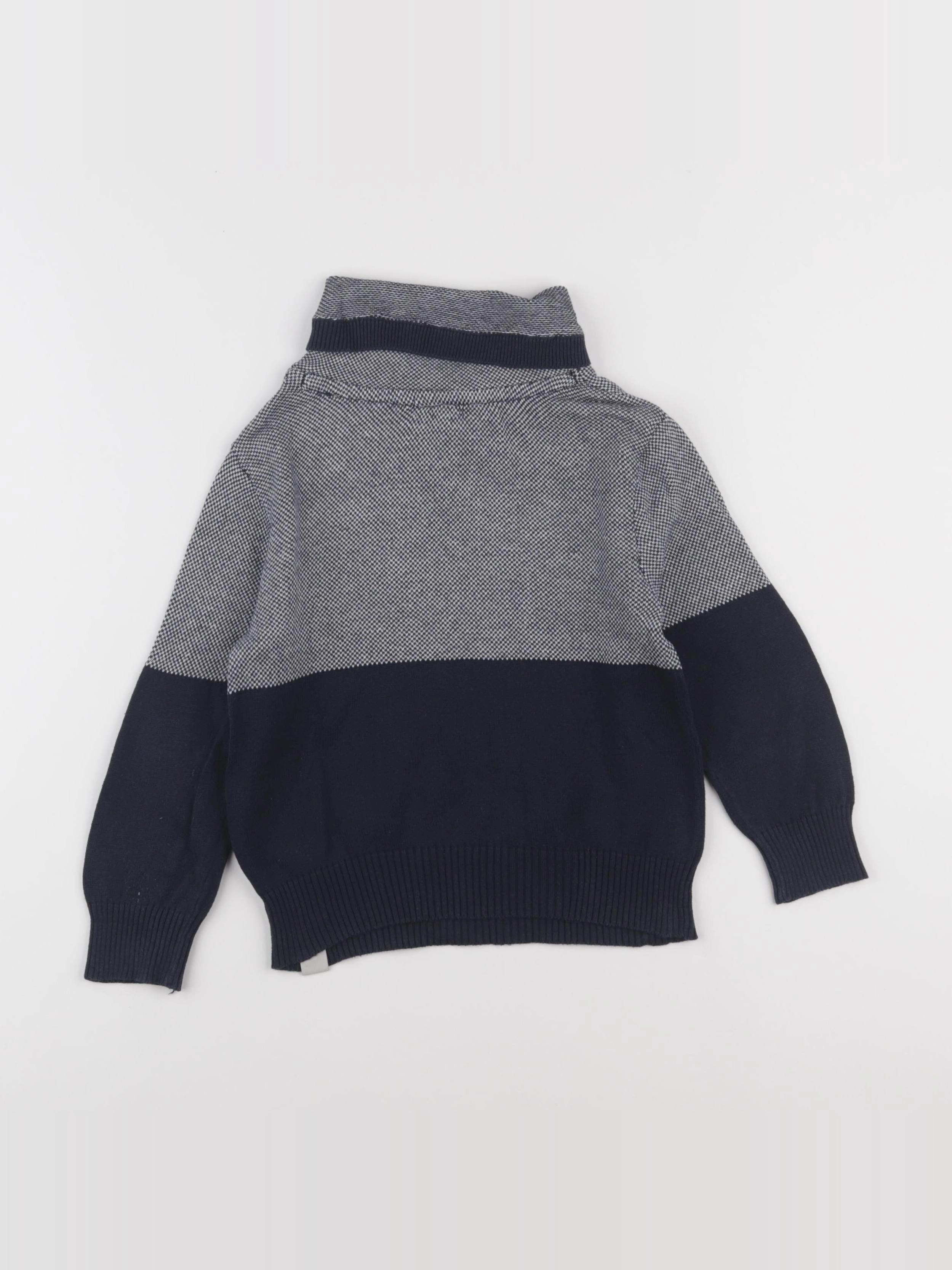 Vertbaudet - pull bleu - 4 ans
