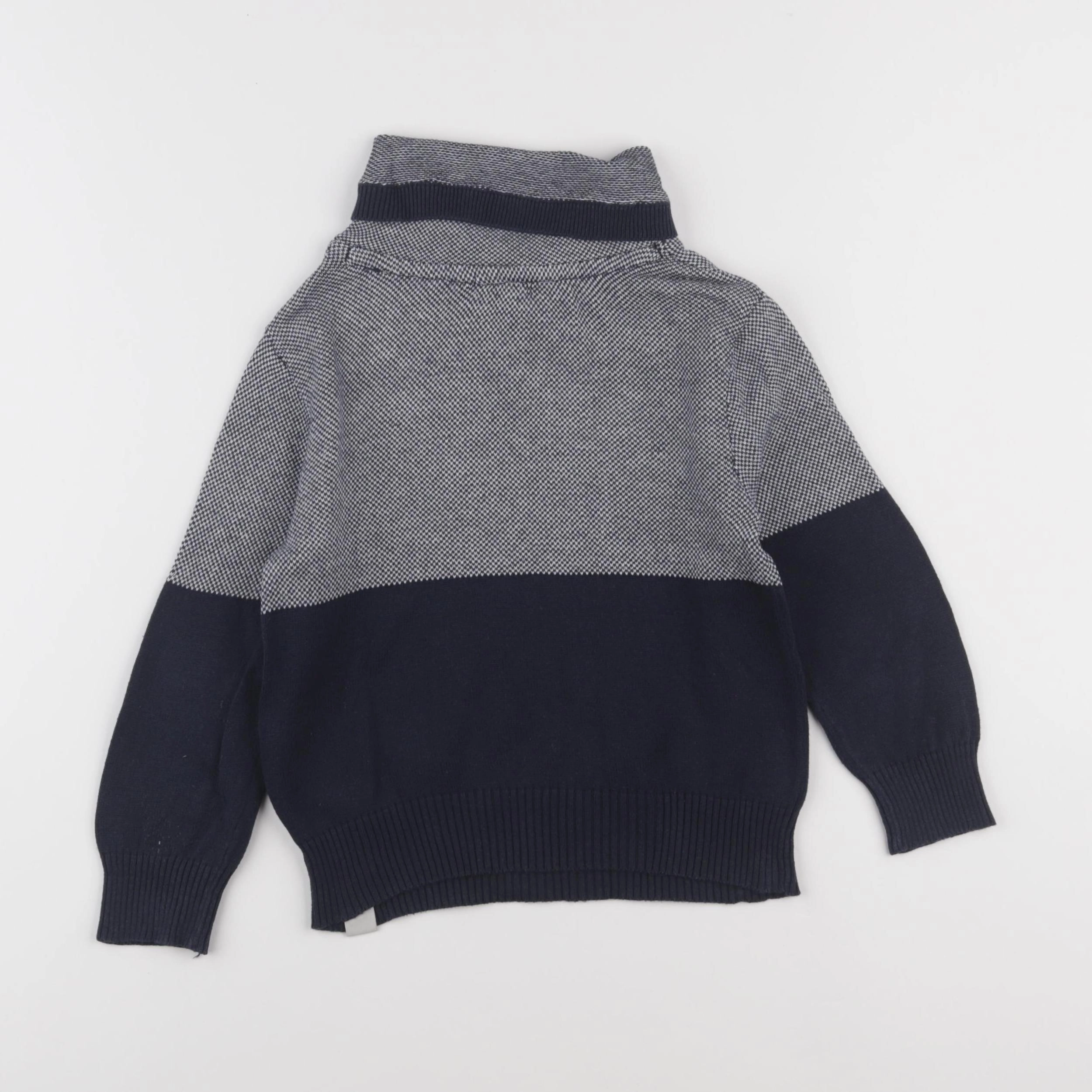 Vertbaudet - pull bleu - 4 ans