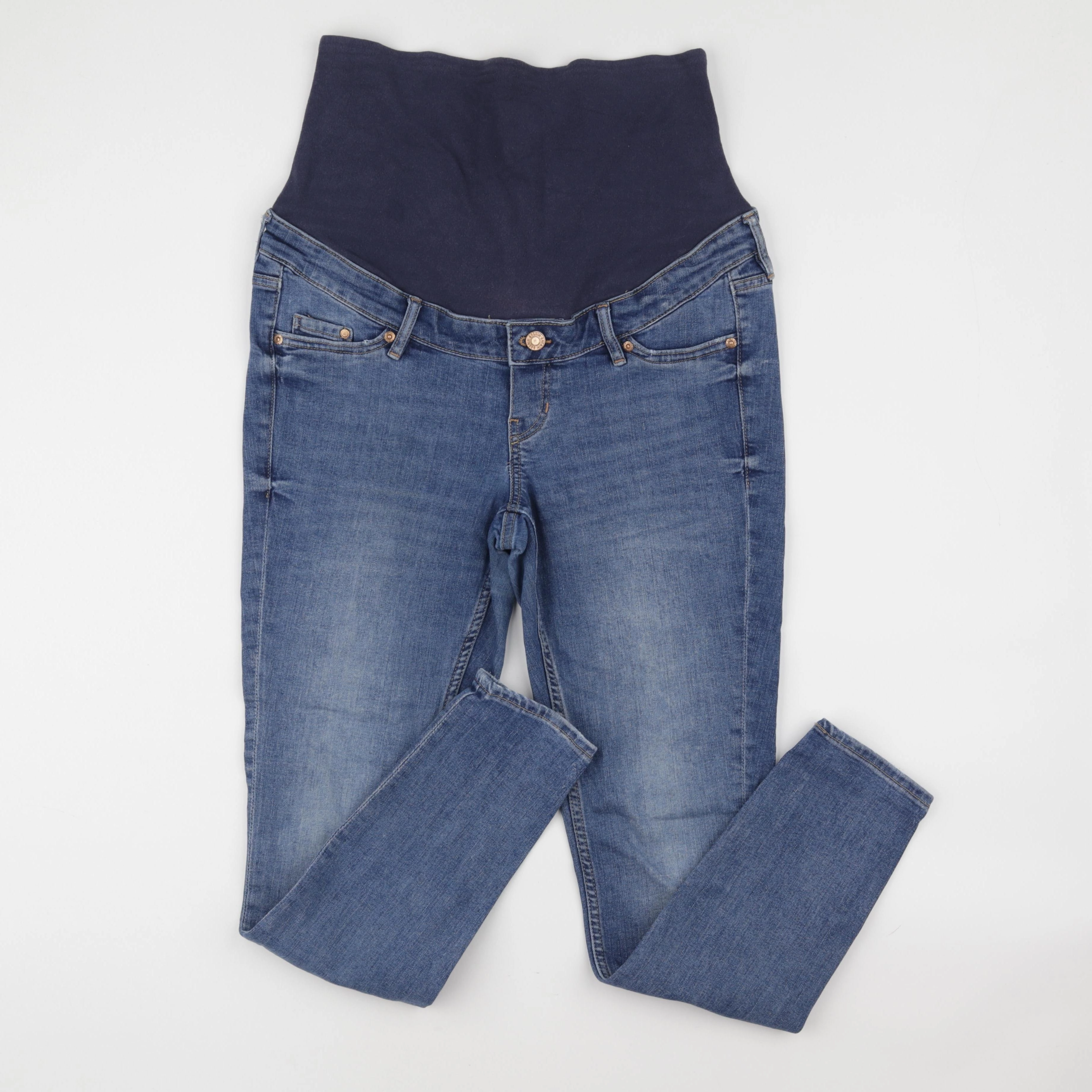 H&M - jean grossesse bleu - m