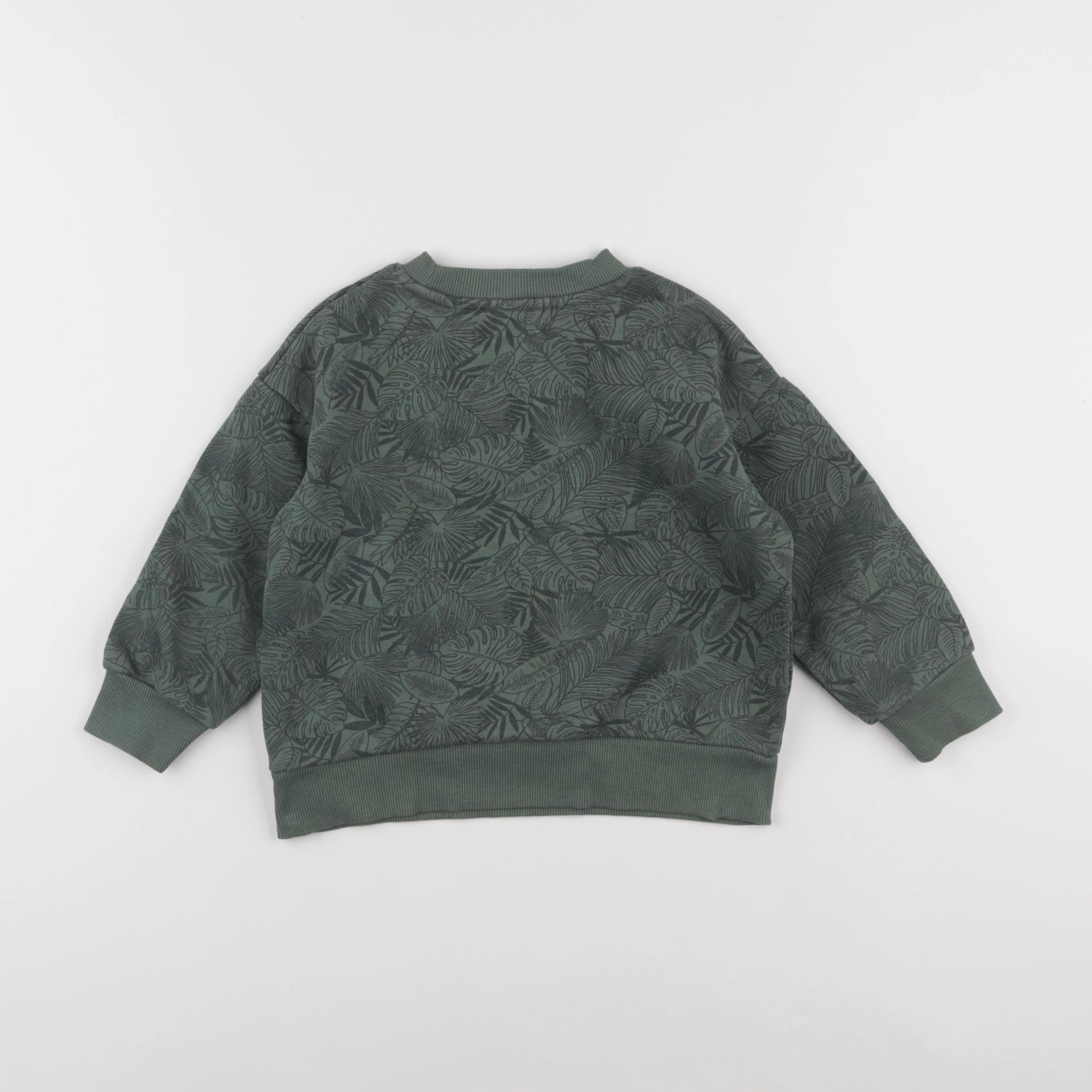 Vertbaudet - sweat vert - 4 ans