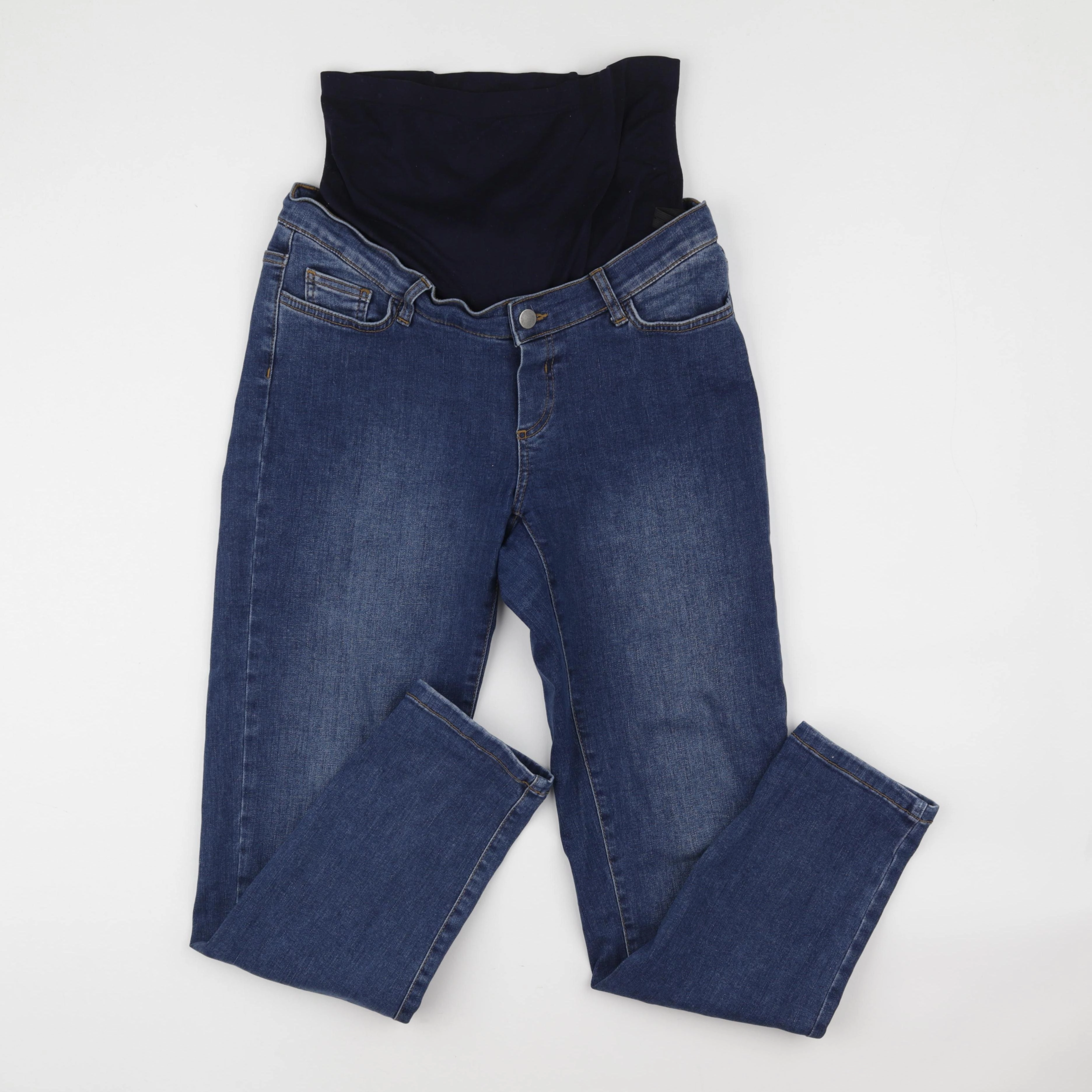 Envie de fraise - jean grossesse bleu - 40