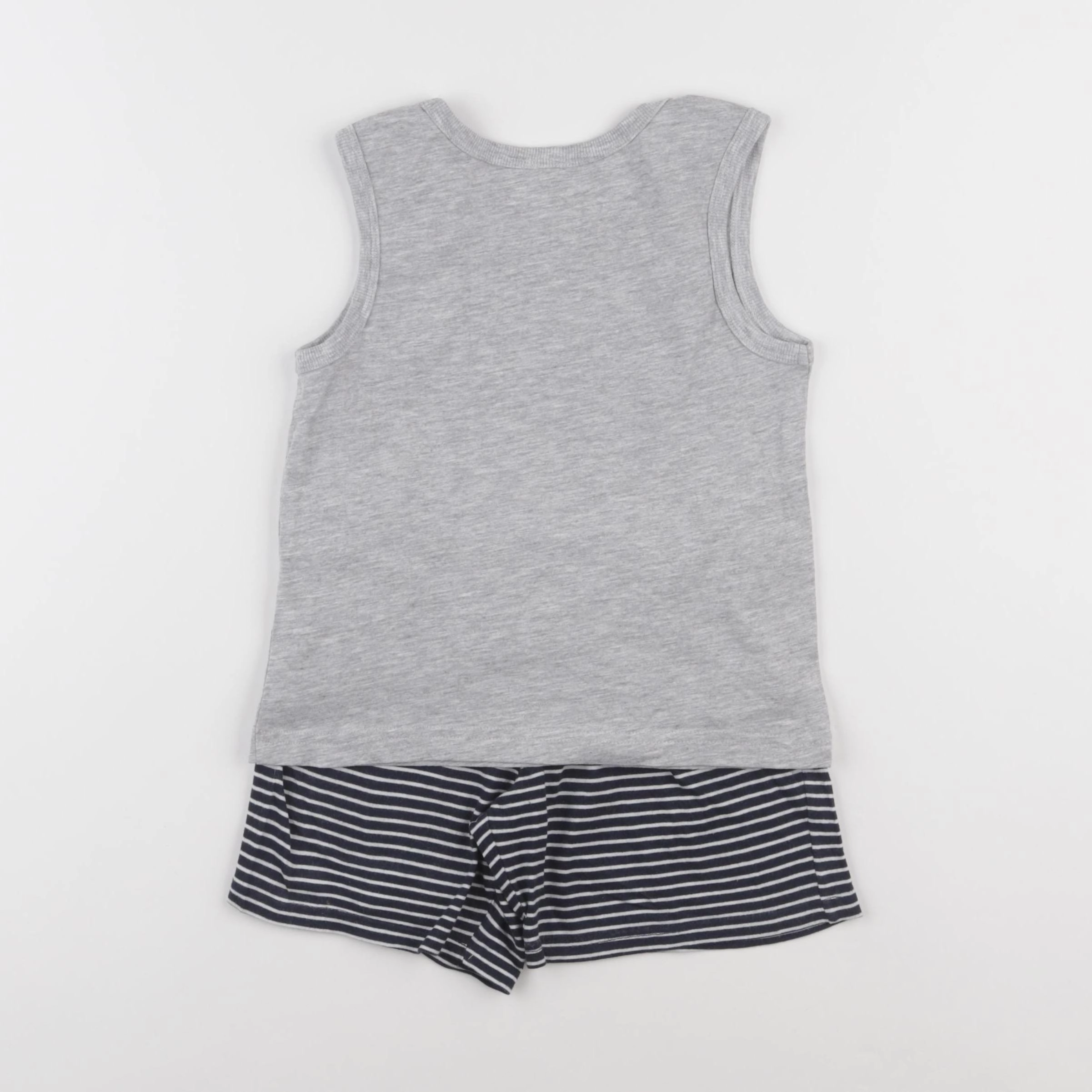 Vertbaudet - pyjama coton bleu - 4 ans