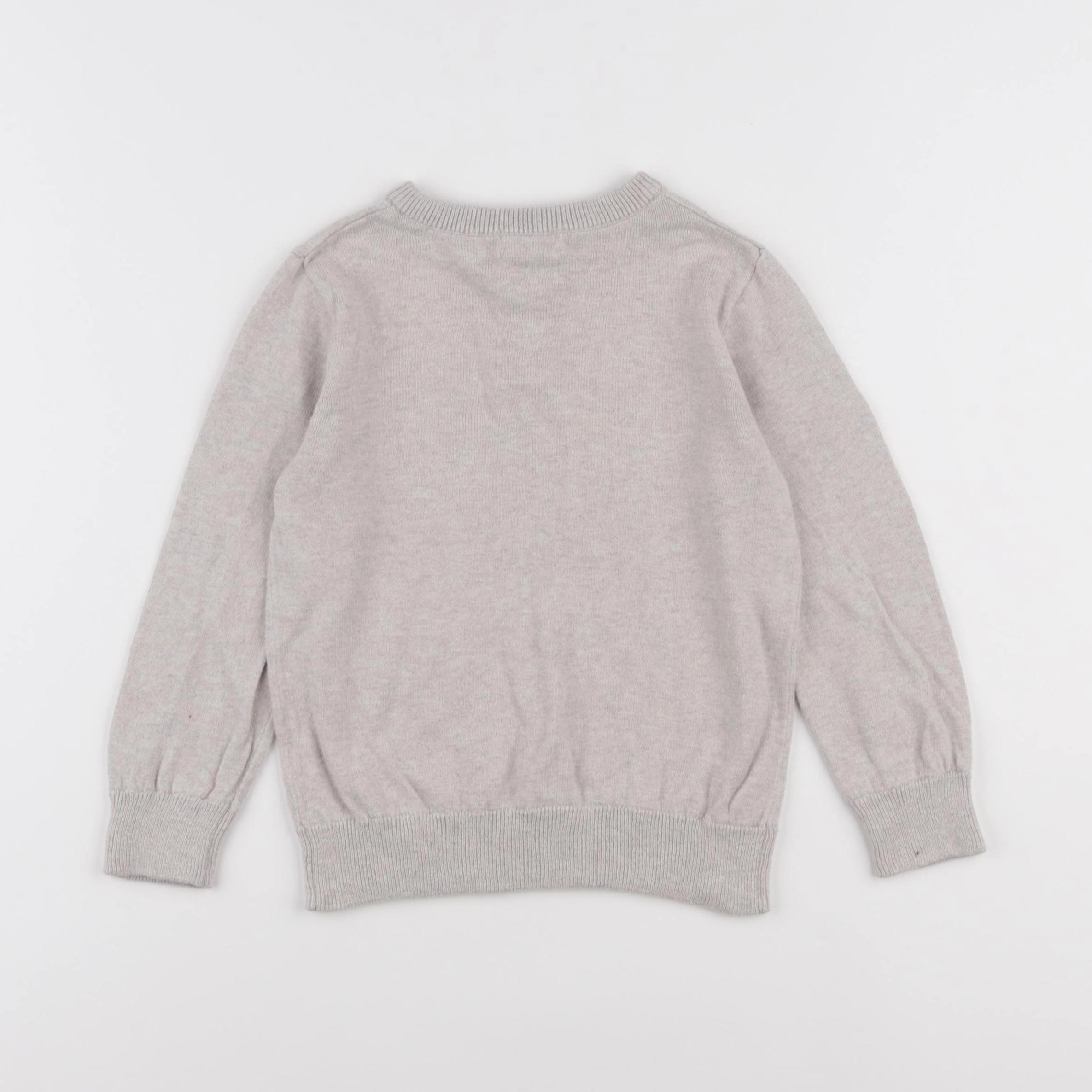 Vertbaudet - pull beige - 4 ans