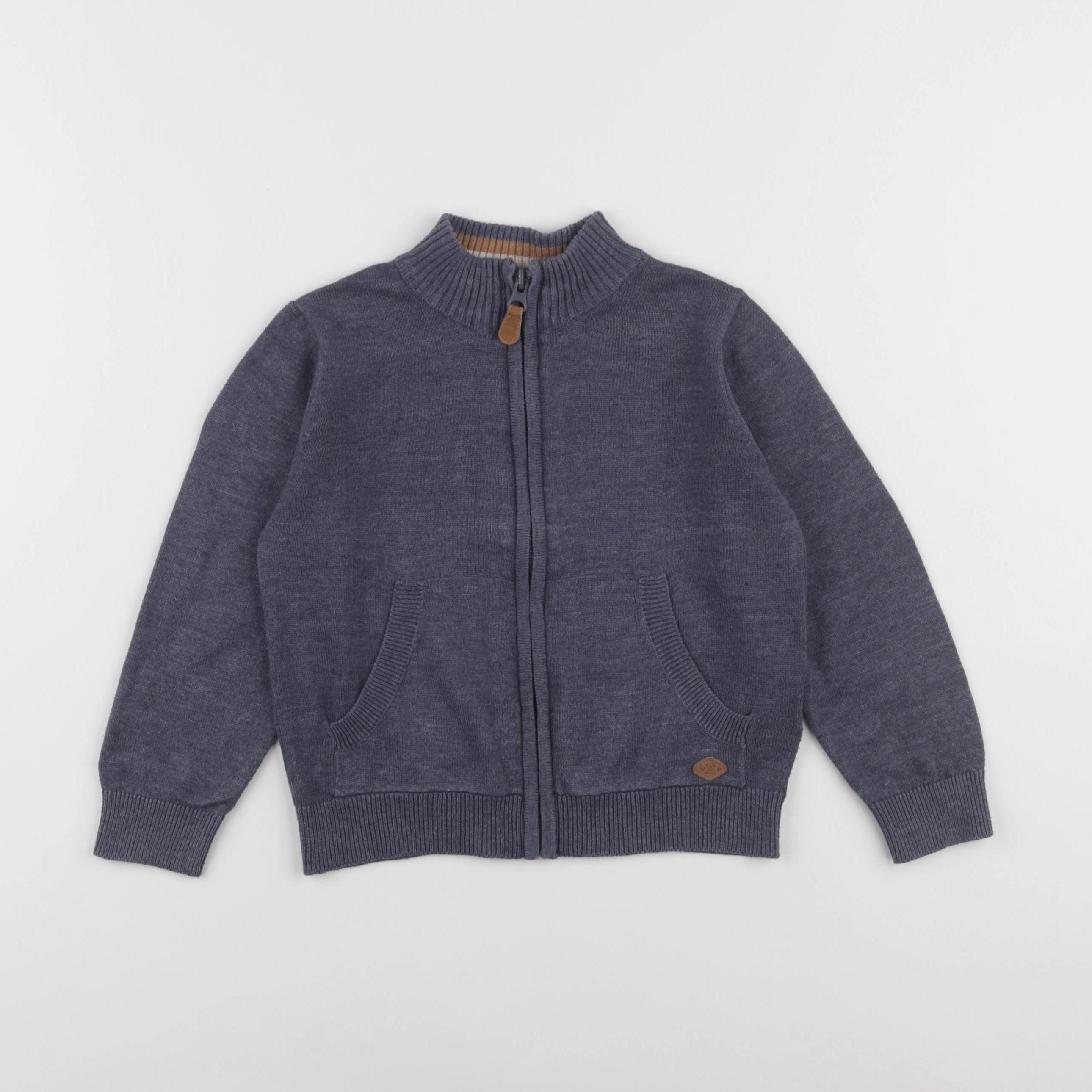 Vertbaudet - pull bleu - 4 ans