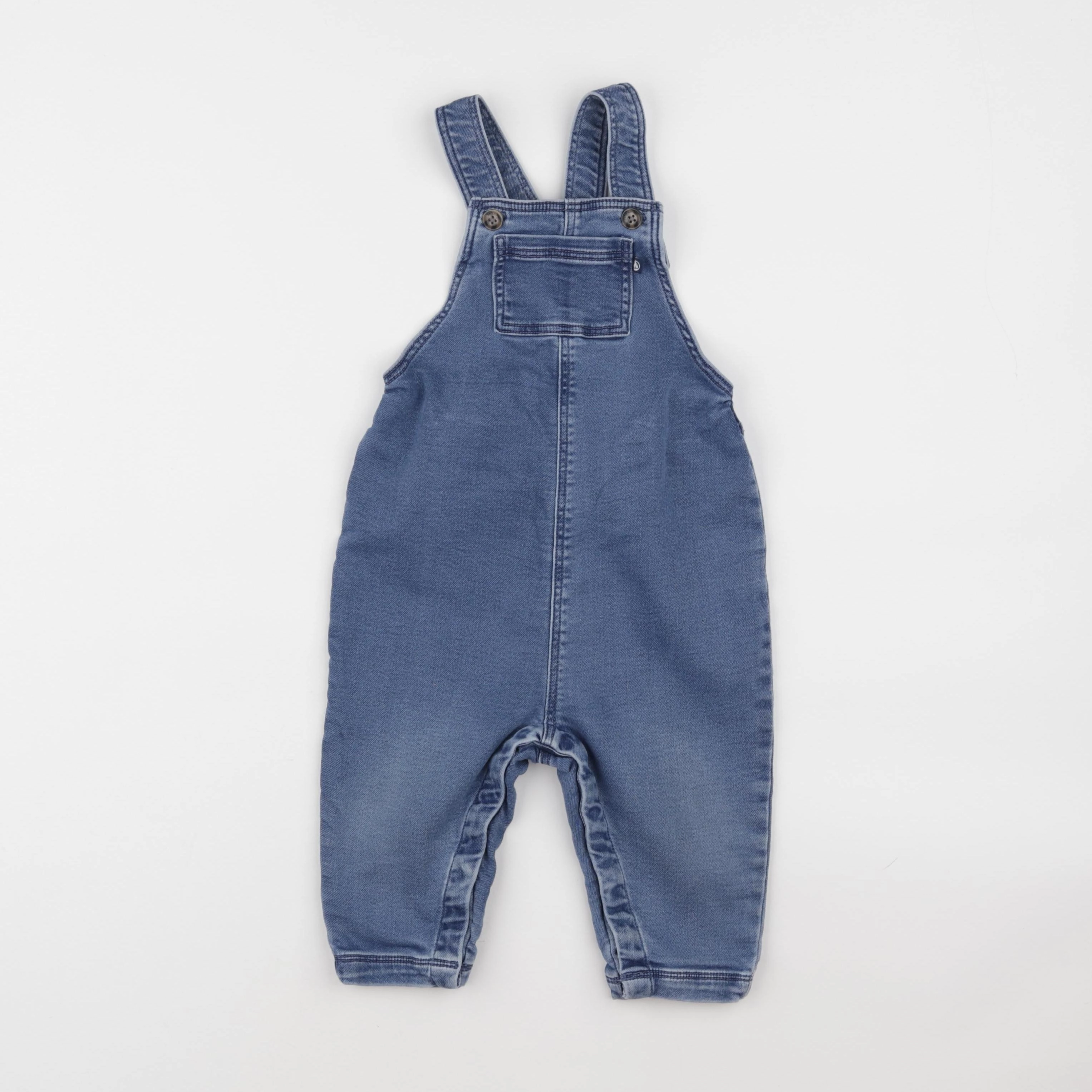 Petit Bateau - salopette bleu - 24 mois