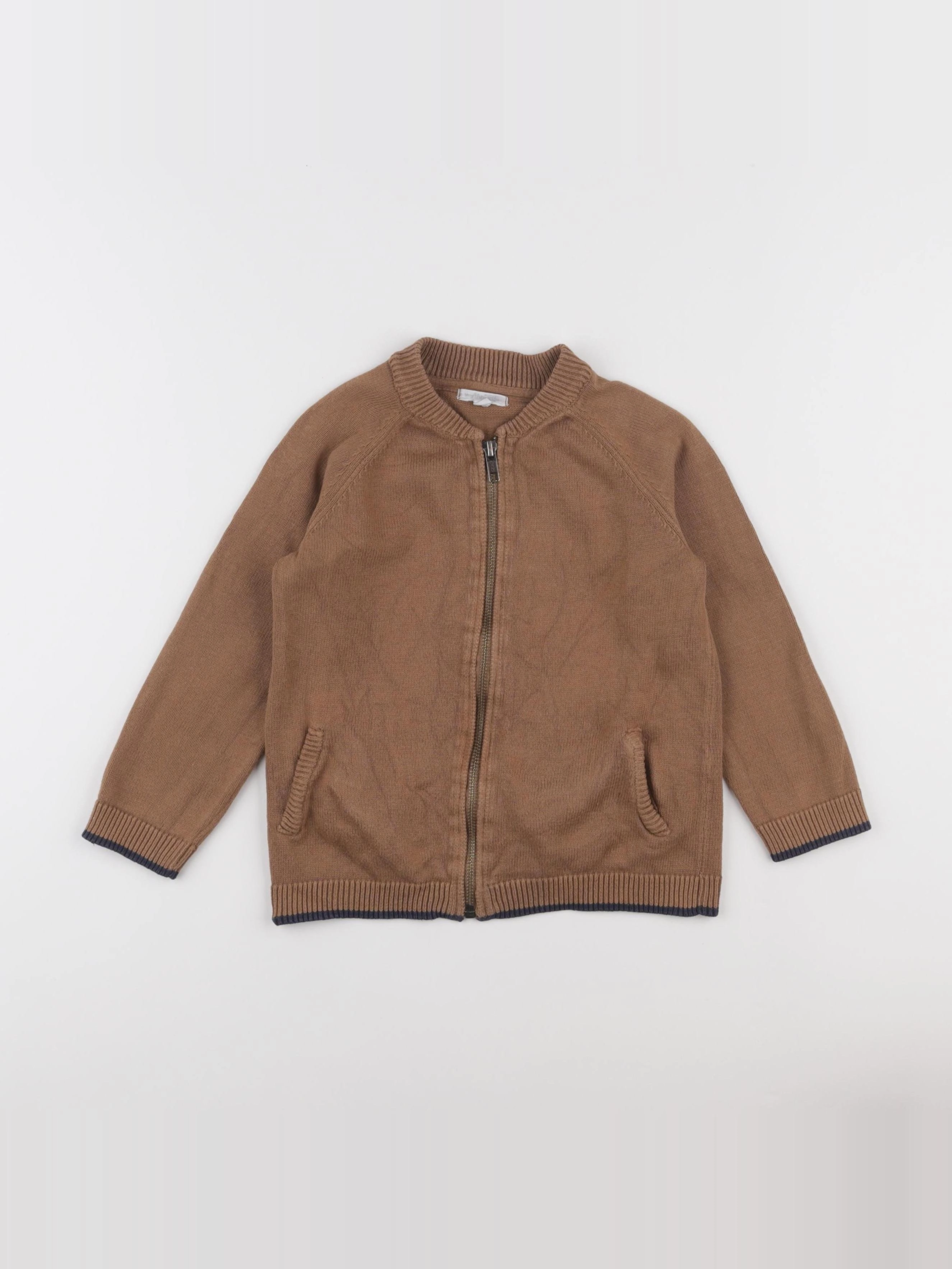 Vertbaudet - pull marron - 4 ans