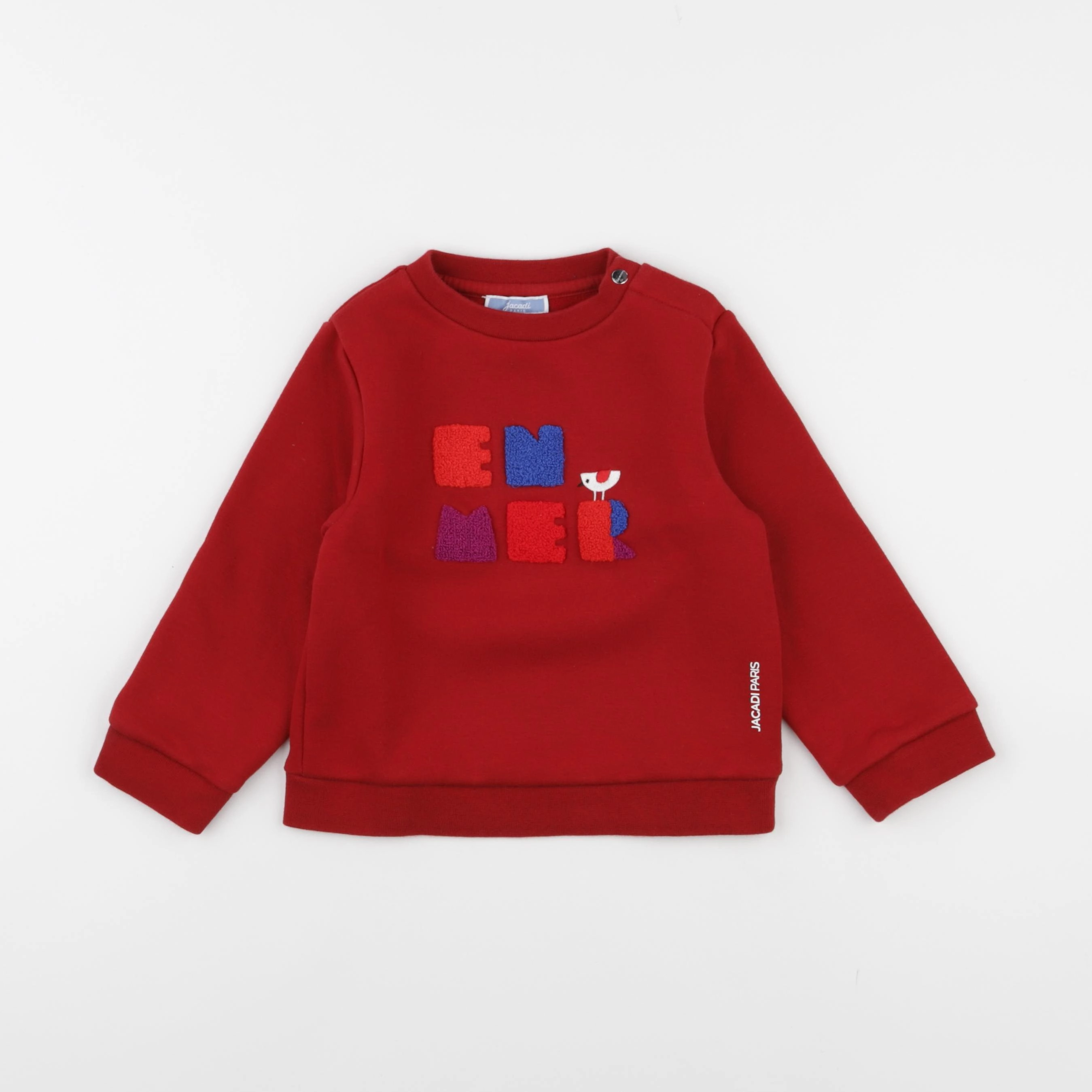 Jacadi - sweat rouge - 36 mois