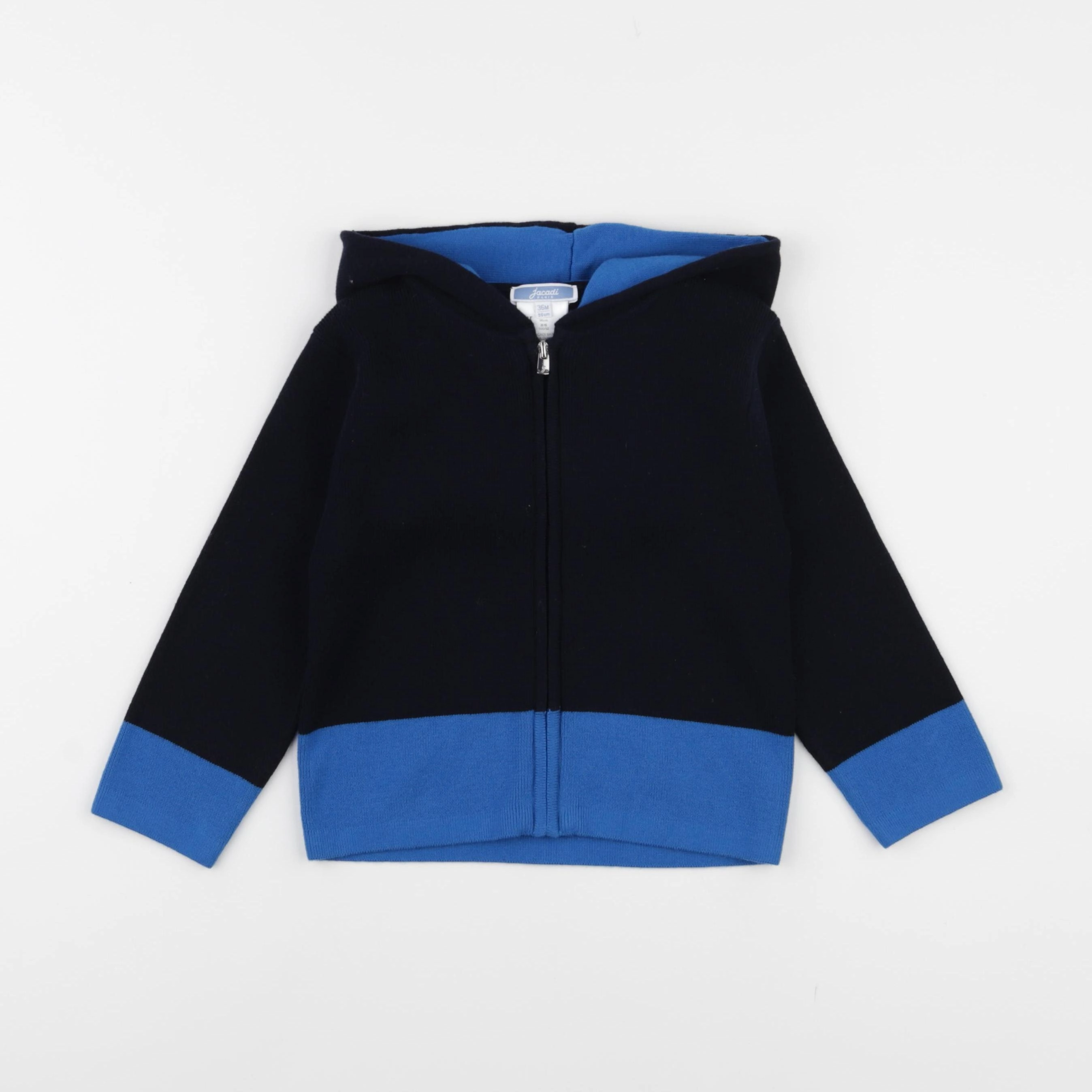 Jacadi - gilet bleu - 36 mois