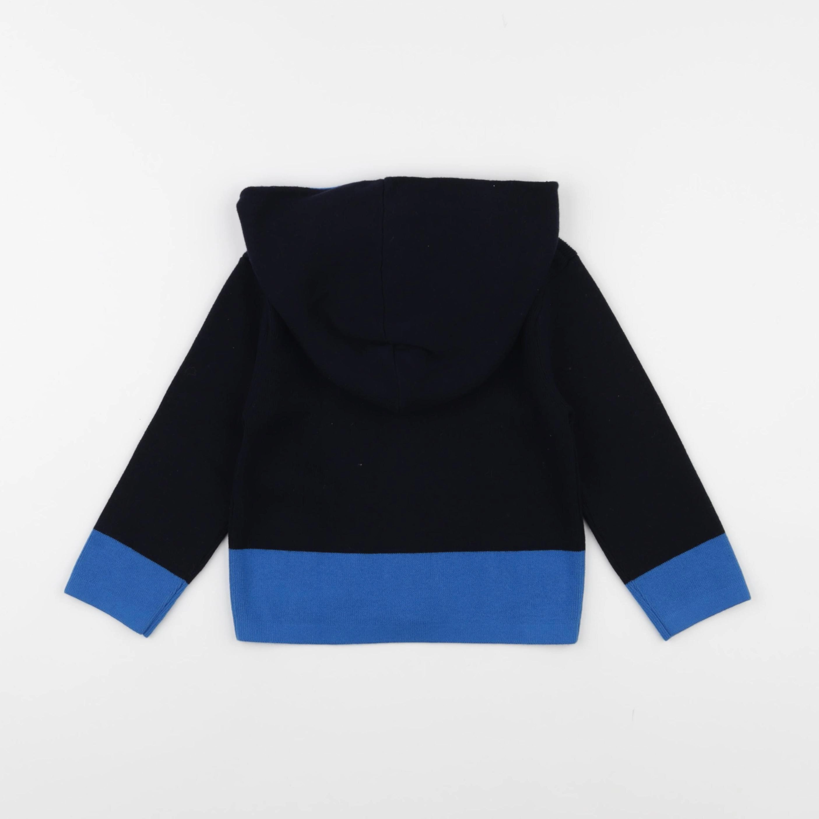 Jacadi - gilet bleu - 36 mois