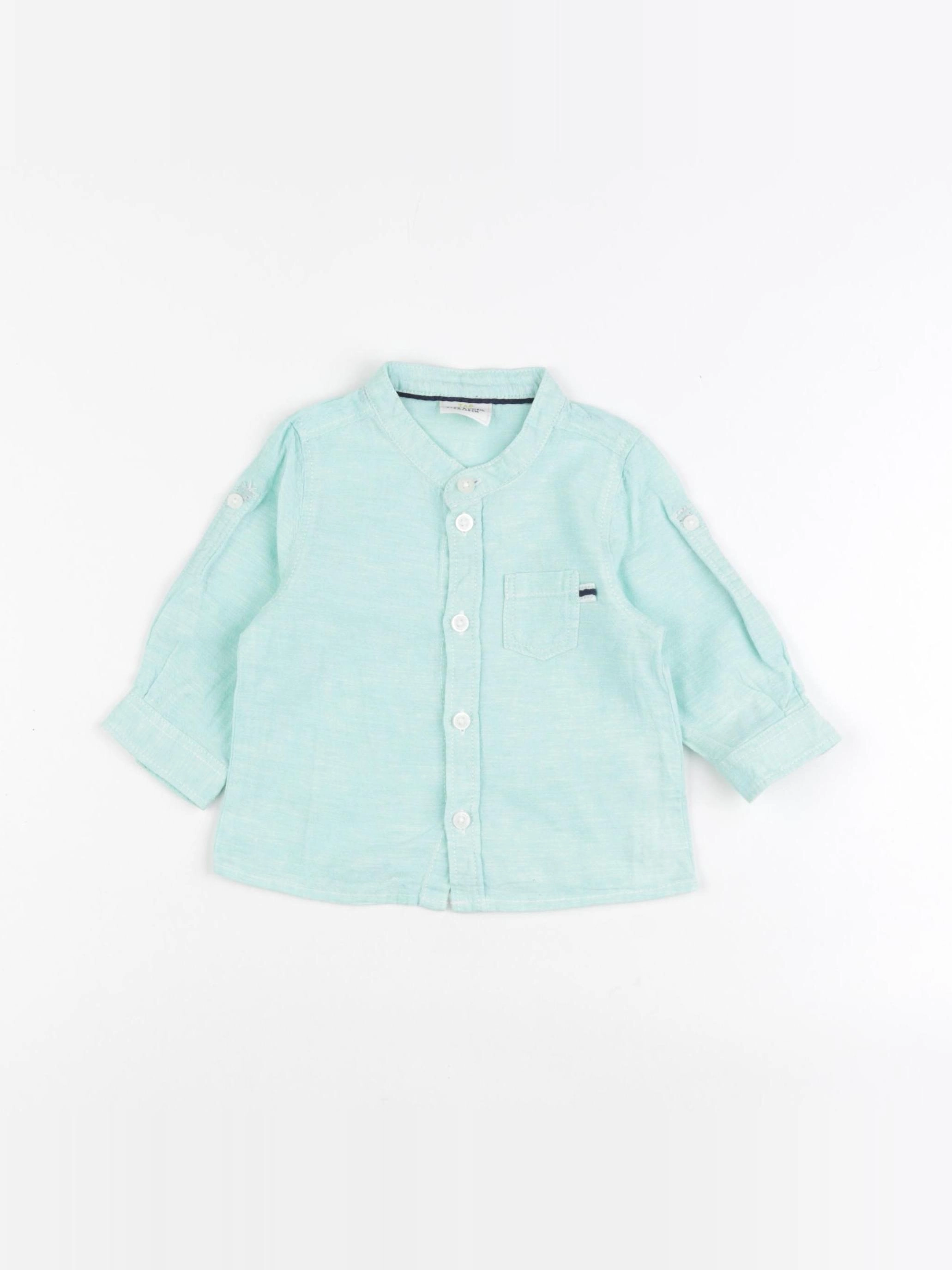 Tape à l'oeil - chemise vert - 6 mois