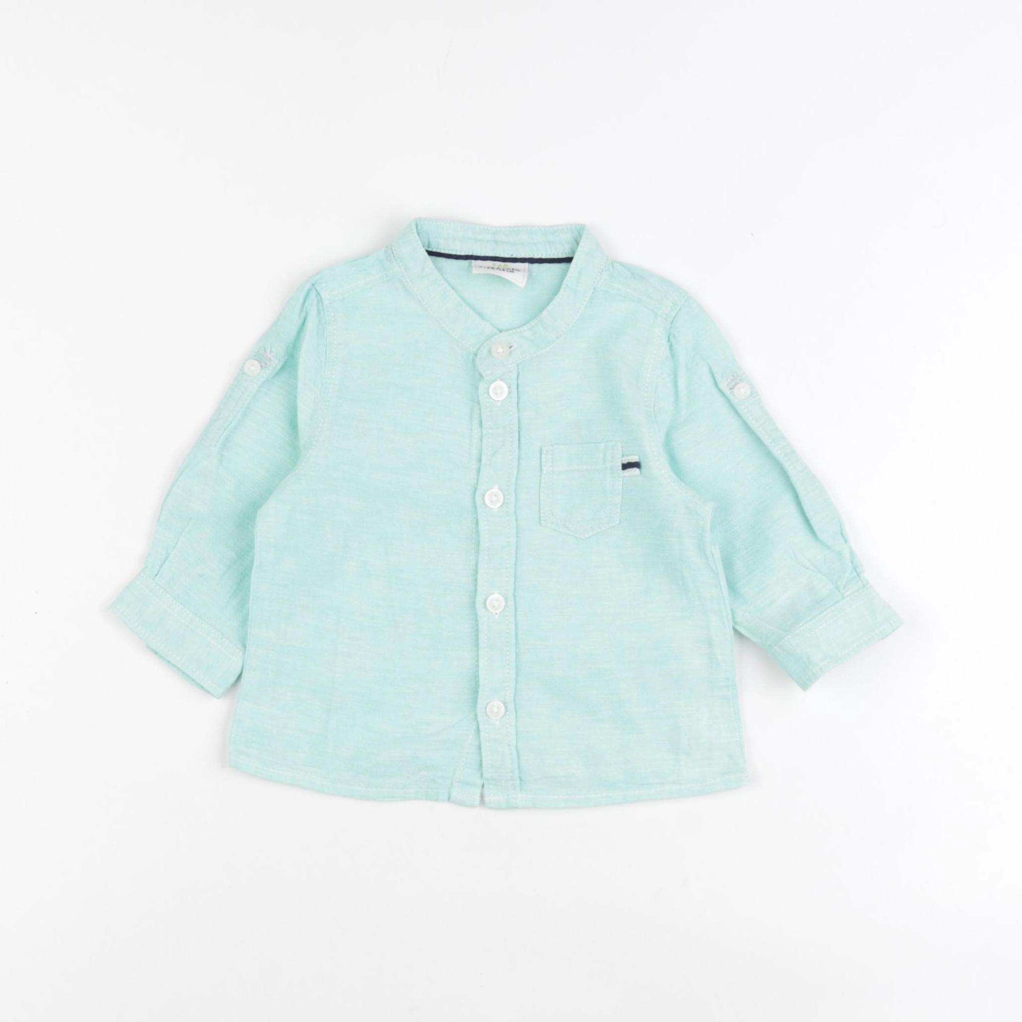 Tape à l'oeil - chemise vert - 6 mois