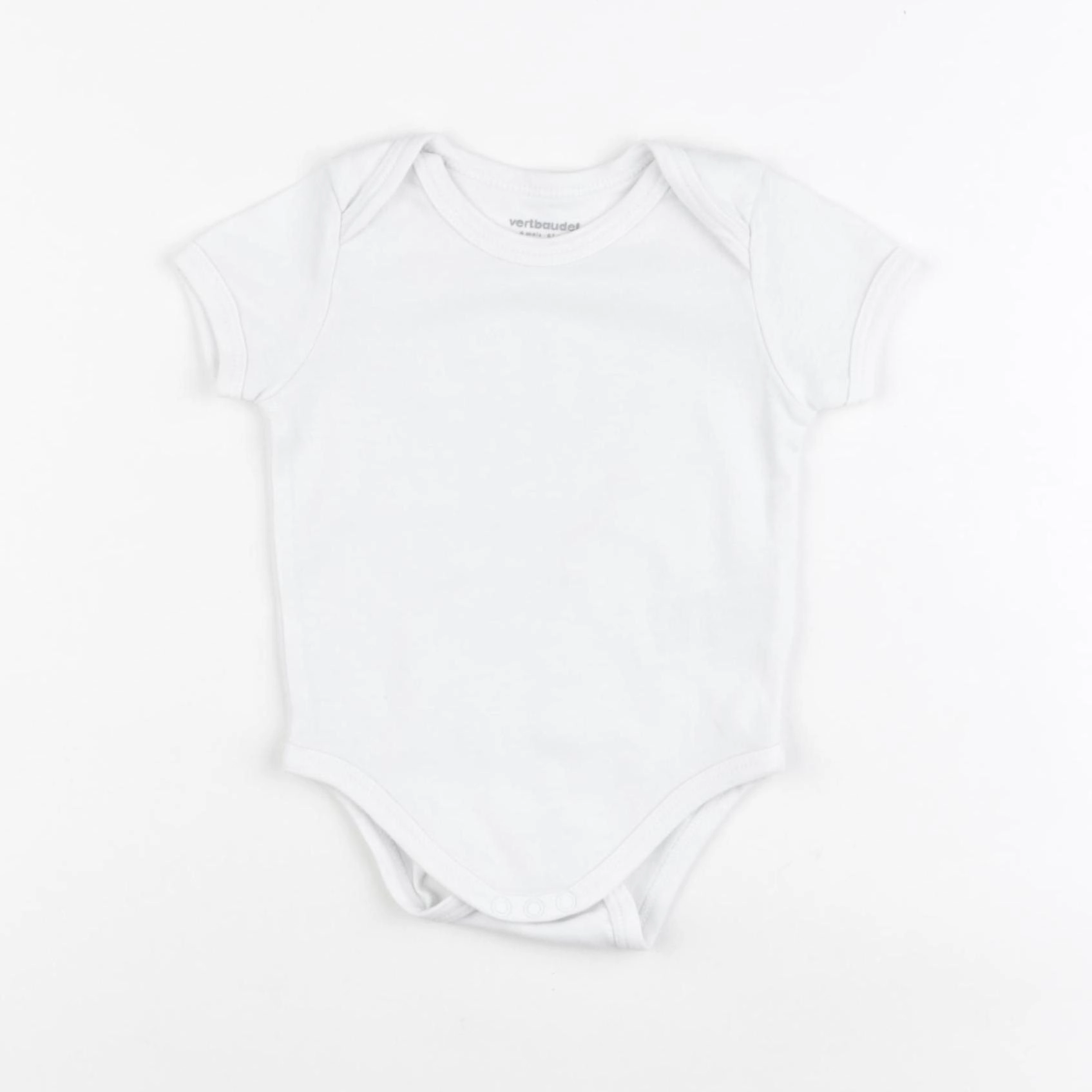 Vertbaudet - body blanc - 6 mois