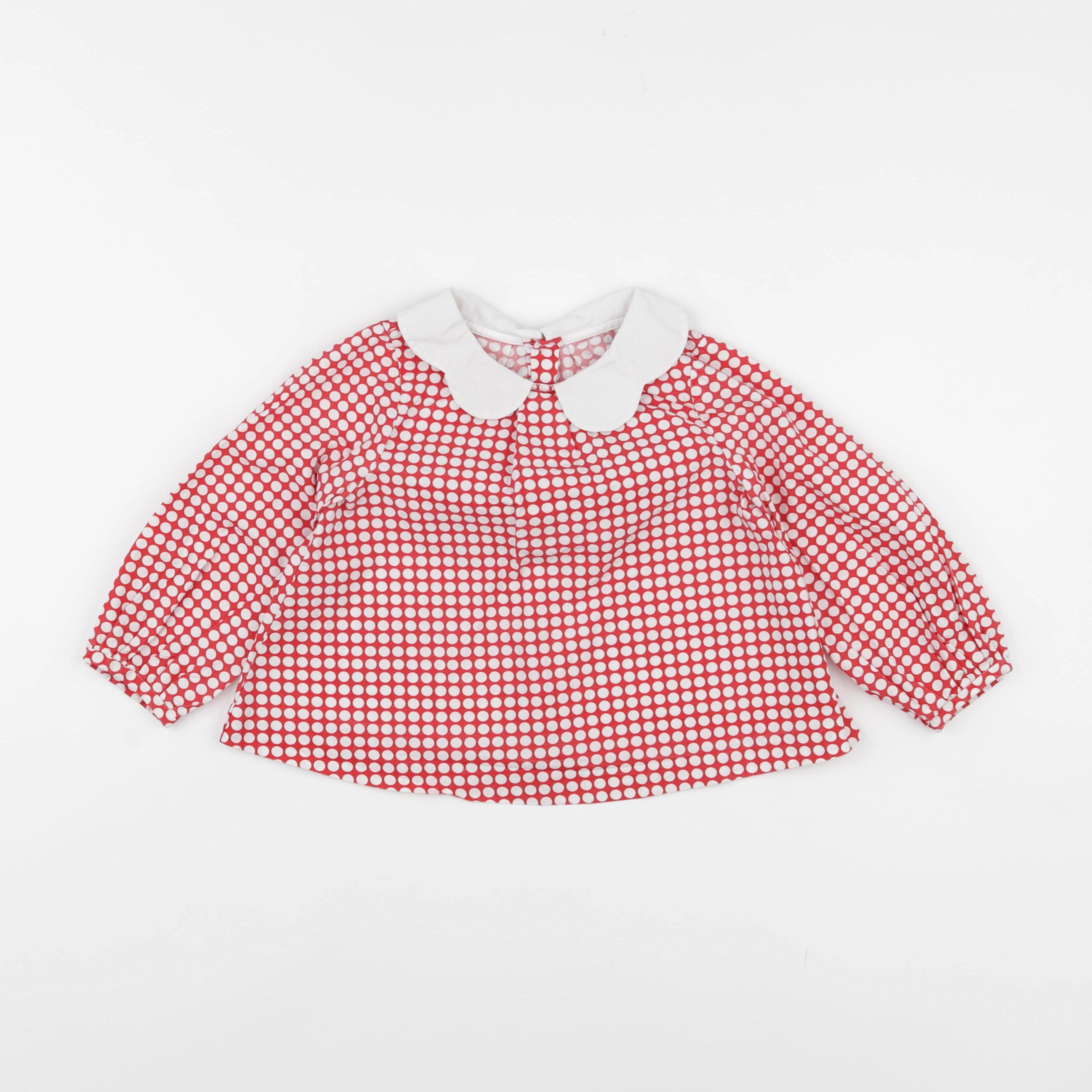 Jacadi - blouse rouge - 36 mois