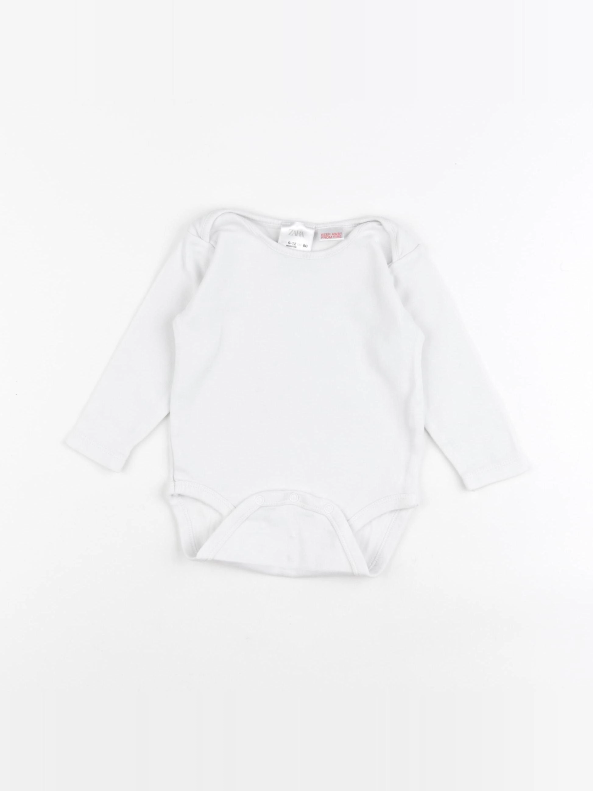 Zara - body blanc - 9/12 mois