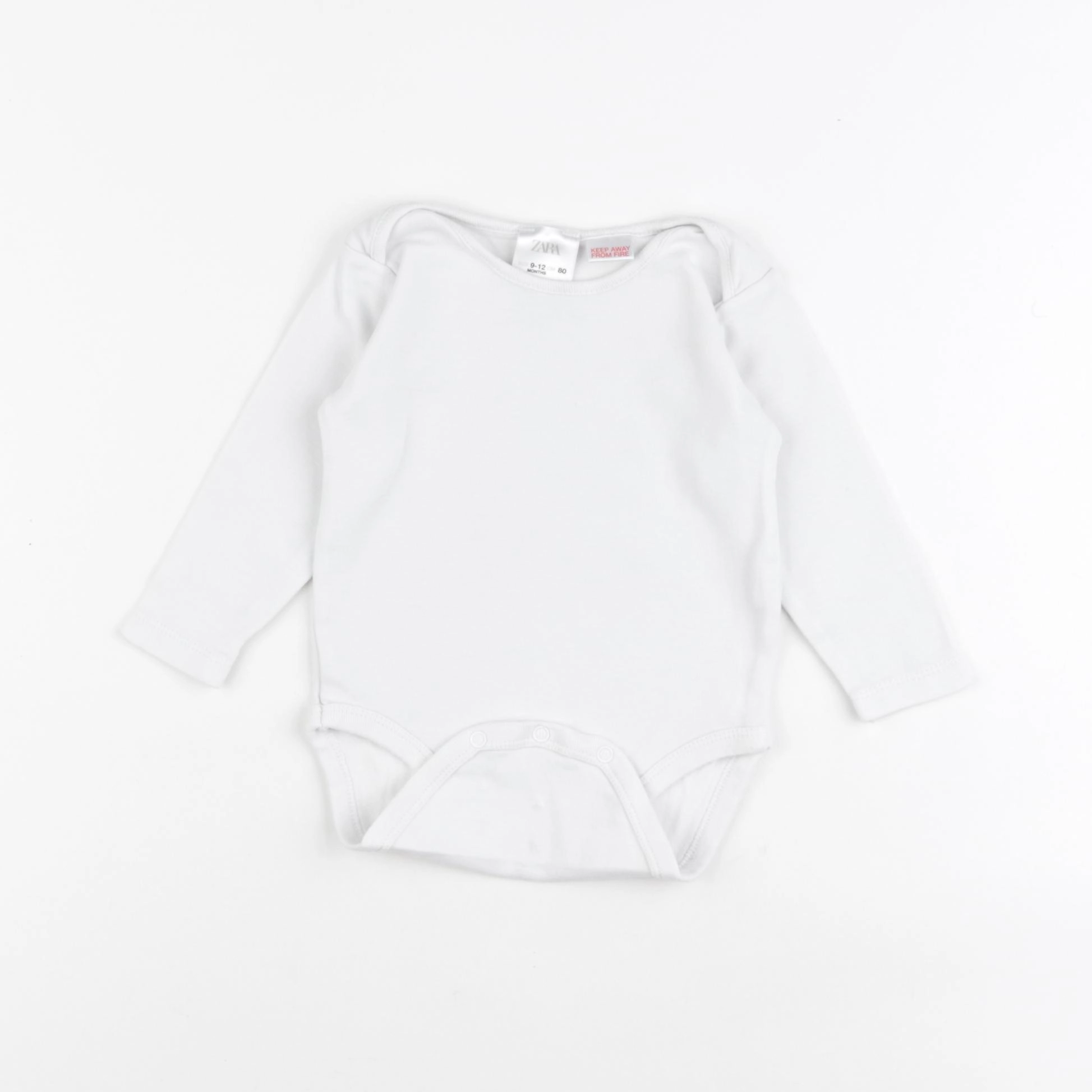 Zara - body blanc - 9/12 mois