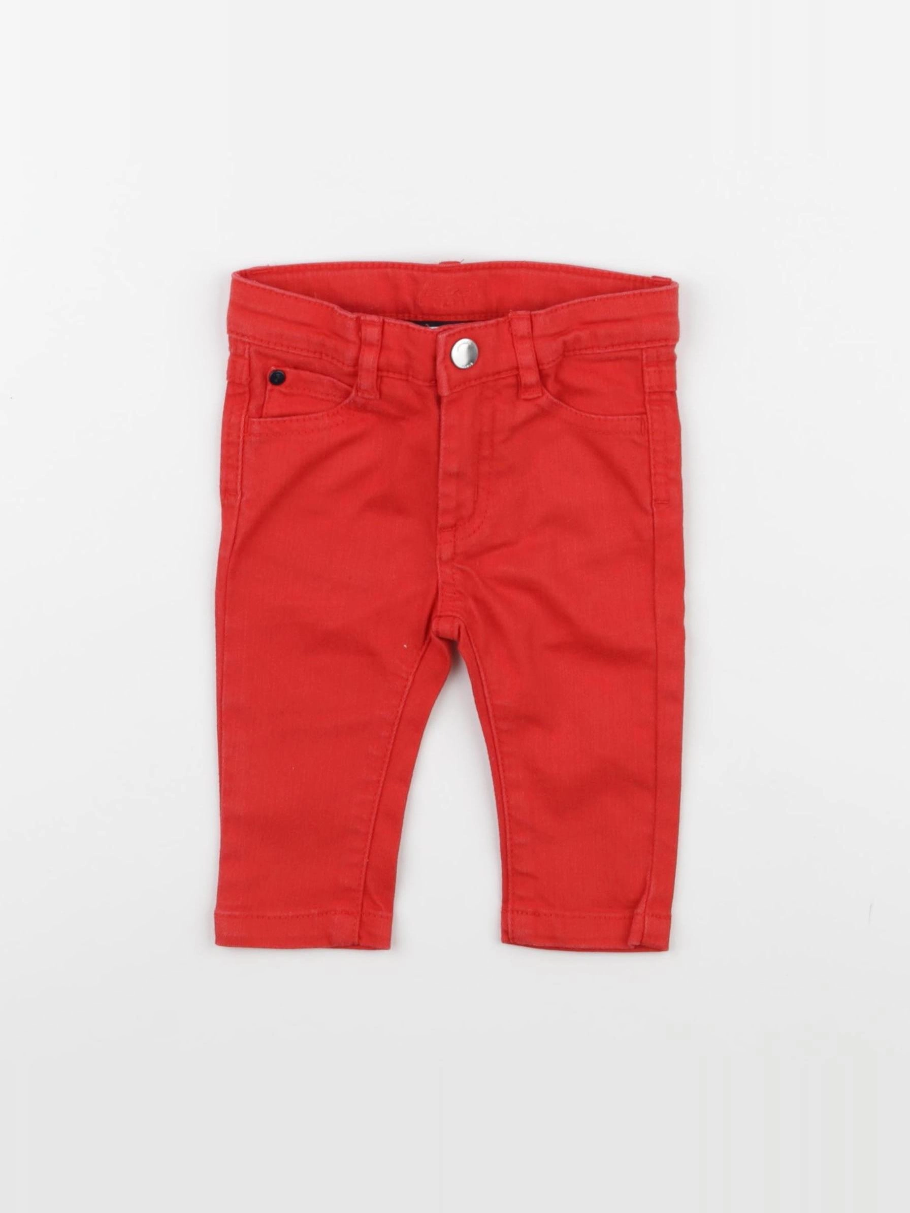 Jacadi - jean rouge - 6 mois