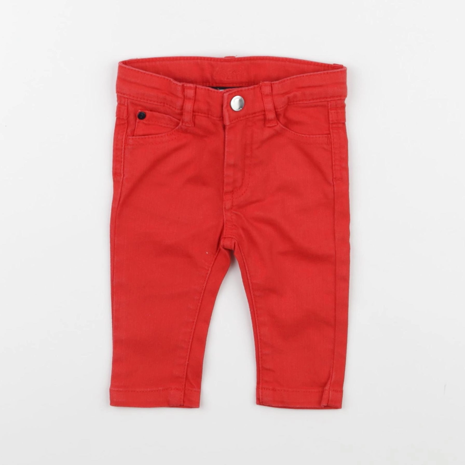 Jacadi - jean rouge - 6 mois