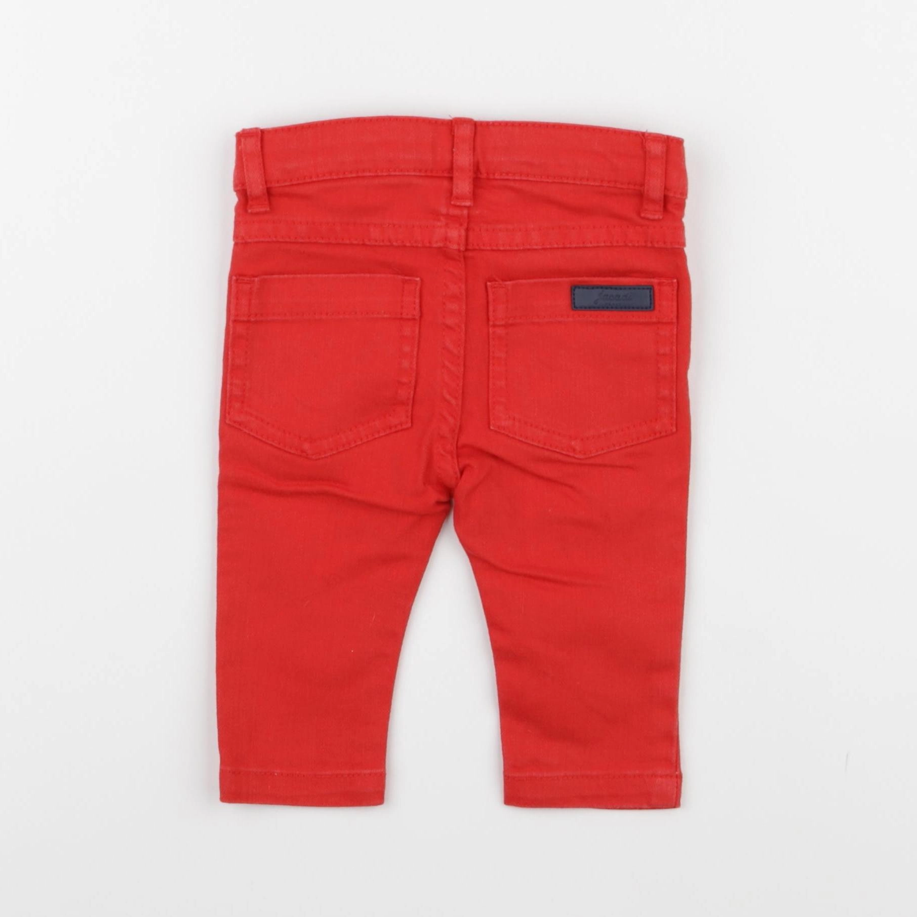 Jacadi - jean rouge - 6 mois